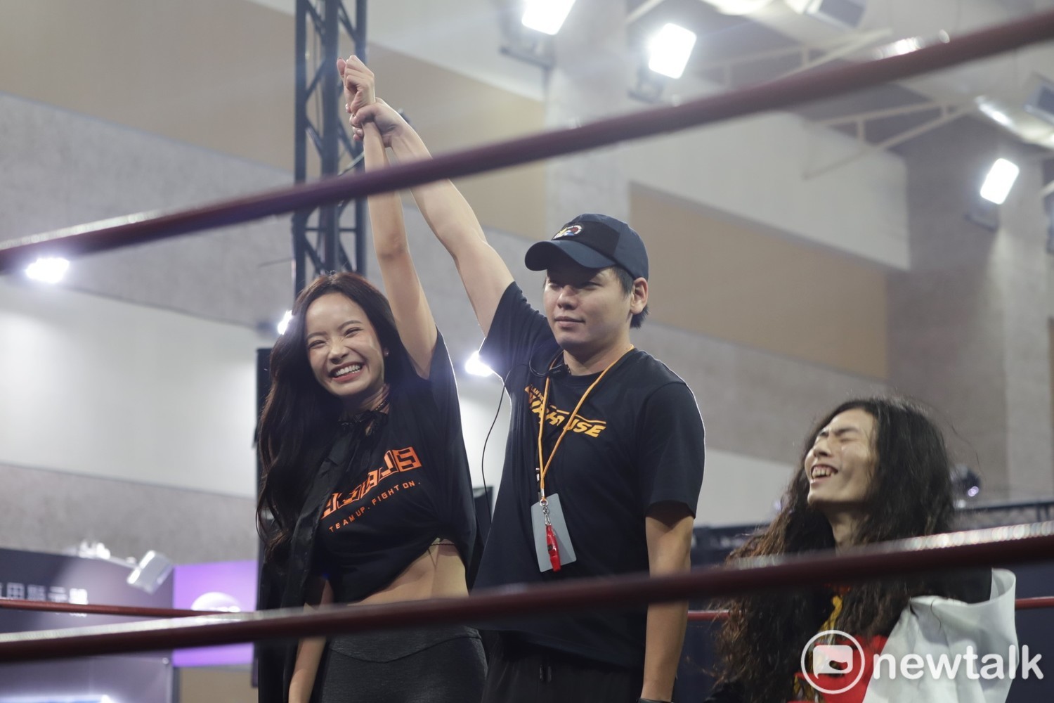 凱蒂喵獲得勝利。 圖:簡育詮/攝 凱蒂喵獲得勝利。 圖:簡育詮/攝