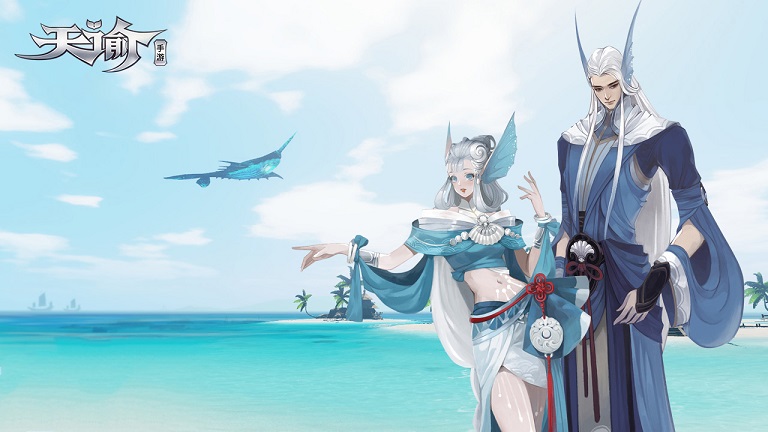 《天諭》中,汐族使用神秘精靈語進行溝通。 圖:翻攝自天諭手遊 《天諭》中,汐族使用神秘精靈語進行溝通。 圖:翻攝自天諭手遊
