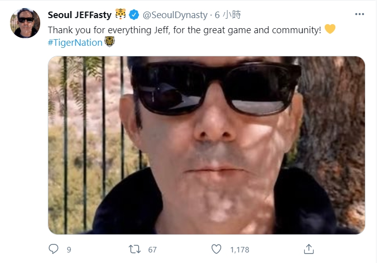 OWL隊伍首爾王朝為紀念Jeff Kaplan的貢獻,將推特帳號改名為「Seoul JEFFasty」。 圖:翻攝自首爾王朝推特 OWL隊伍首爾王朝為紀念Jeff Kaplan的貢獻,將推特帳號改名為「Seoul JEFFasty」。 圖:翻攝自首爾王朝推特