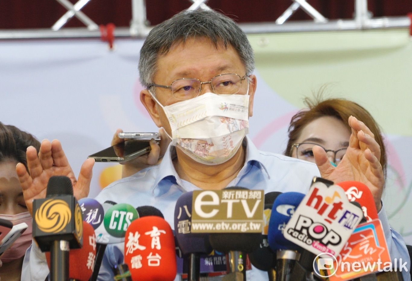 台北市長柯文哲受訪。 圖:張良一 / 攝 台北市長柯文哲受訪。 圖:張良一 / 攝