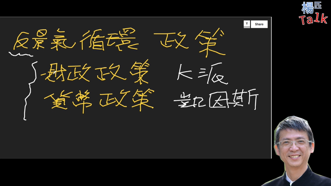 楊教授的經濟學課意外爆紅，成為Twitch上萬人大台。 圖：翻攝自楊教授Twitch頻道