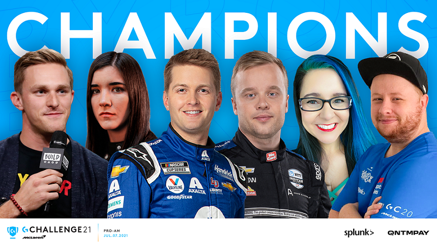 2021 Logitech G McLaren G Challenge表演賽話題十足。 圖:Logitech/提供 2021 Logitech G McLaren G Challenge表演賽話題十足。 圖:Logitech/提供