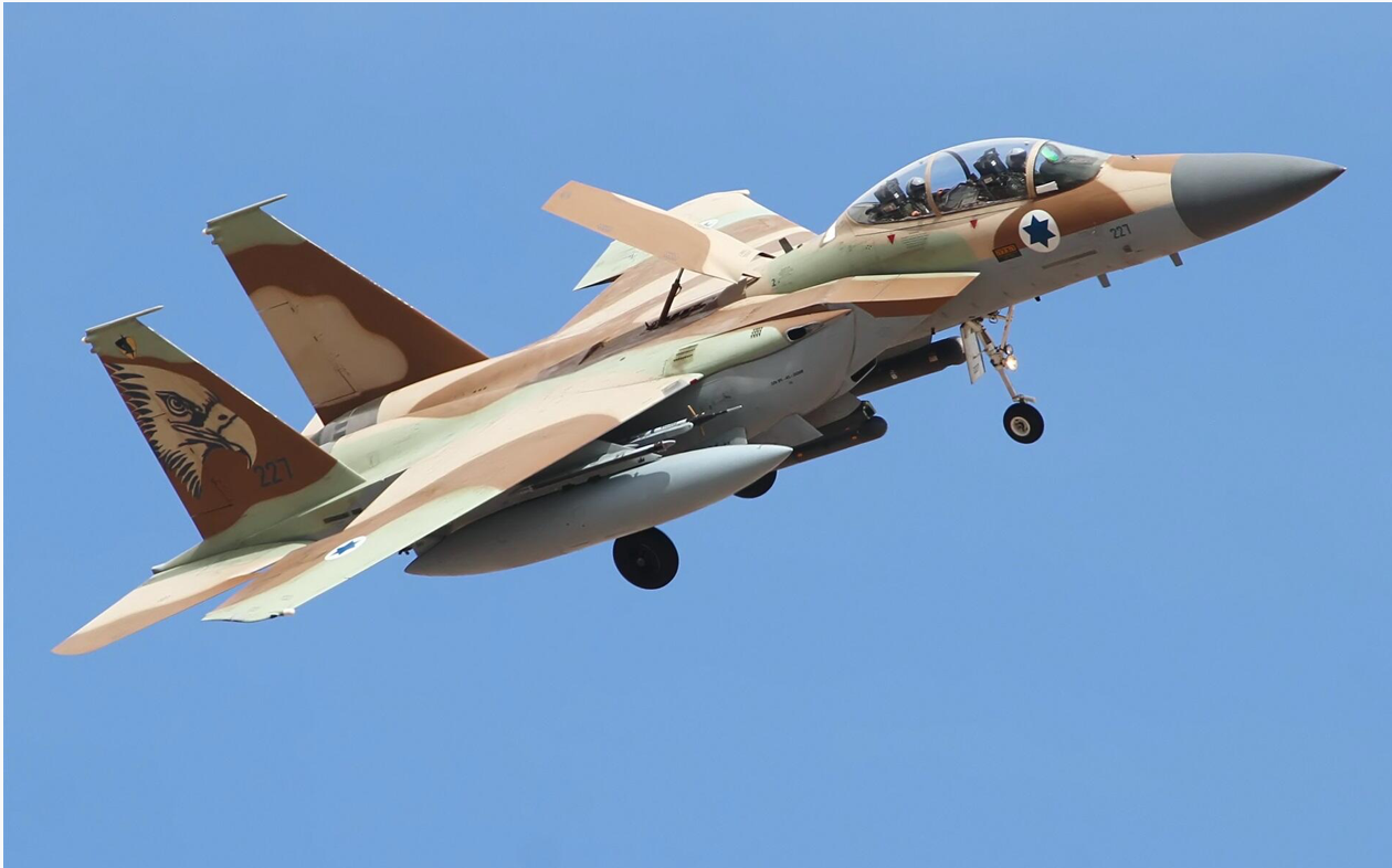以色列F-15戰鬥機。 圖:翻攝自環球網 以色列F-15戰鬥機。 圖:翻攝自環球網