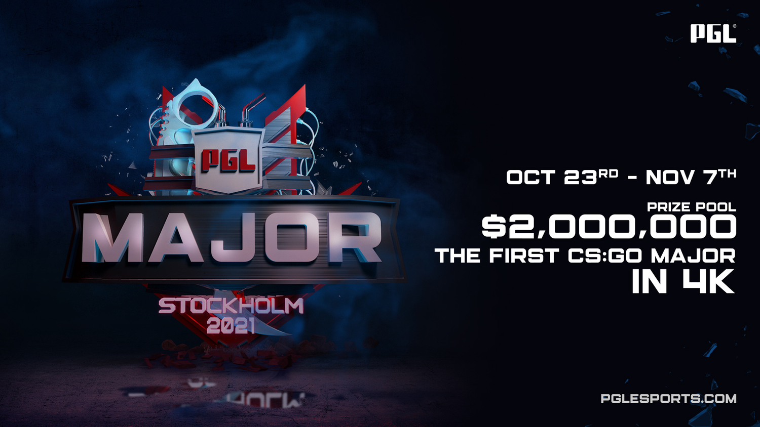 因疫情沉寂兩年的《CS:GO》Major預計於10月舉辦。 圖:翻攝自CS官網 因疫情沉寂兩年的《CS:GO》Major預計於10月舉辦。 圖:翻攝自CS官網
