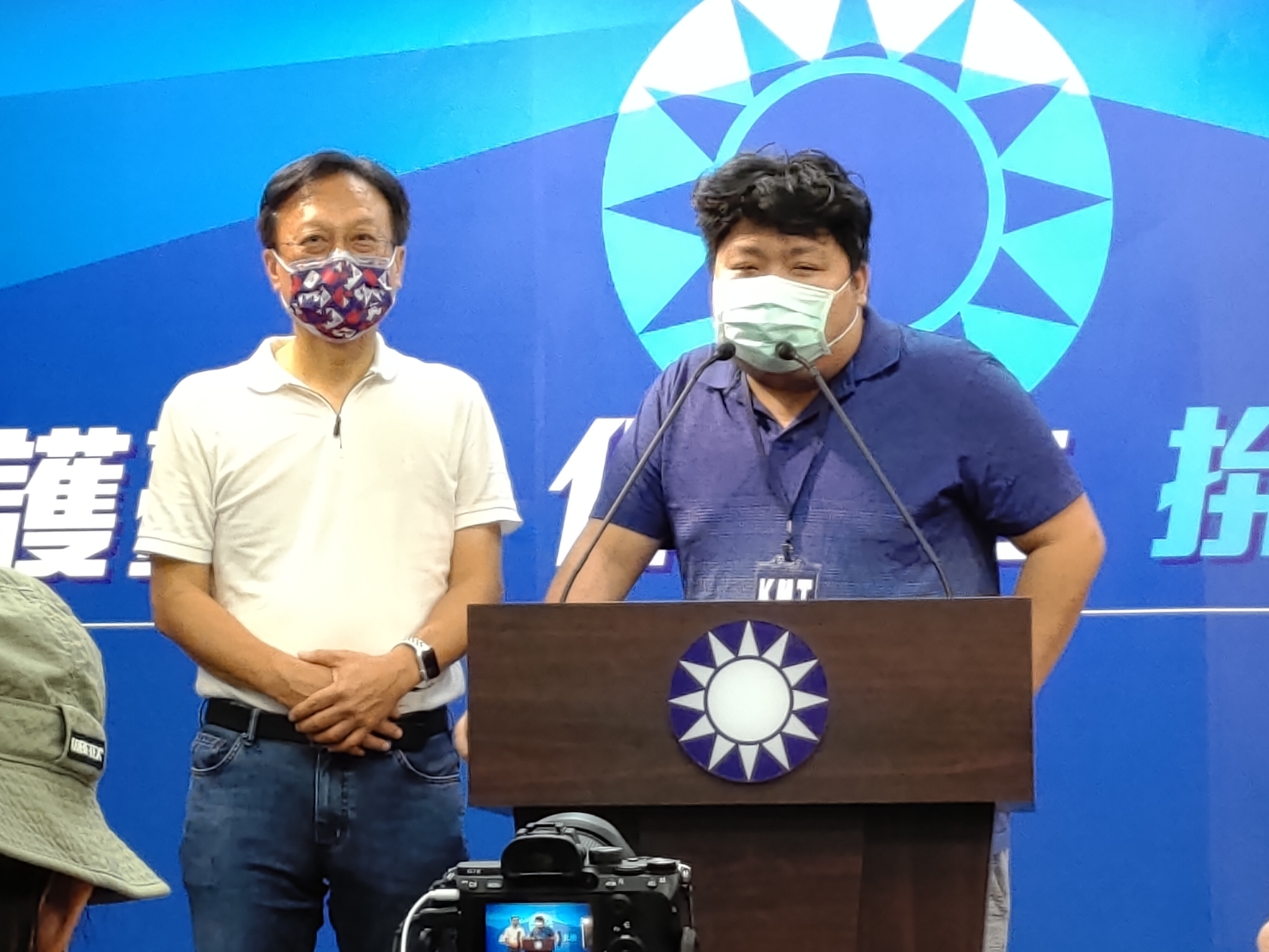 統神表示，低薪與高房價造成年輕人生育率低下。 圖：黃建豪/攝