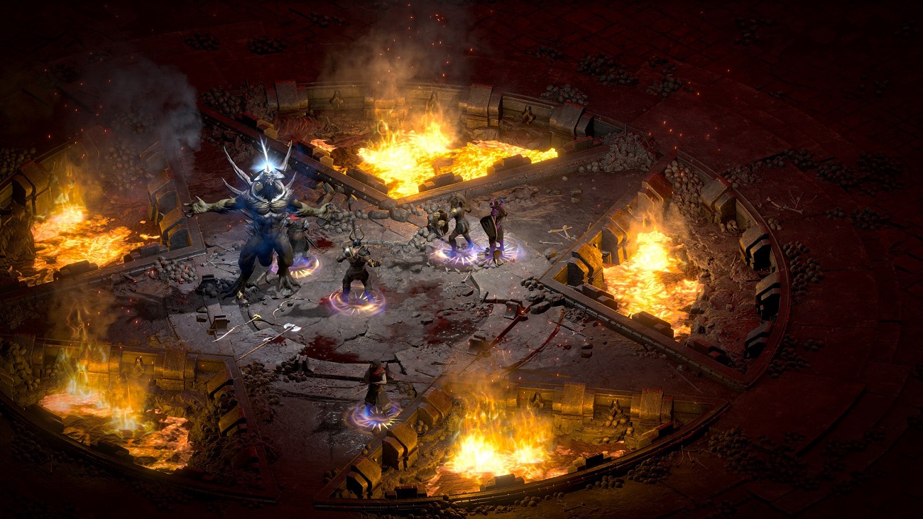 地獄大門再次敞開，《暗黑破壞神II：獄火重生》正式推出。 圖：暴雪娛樂提供