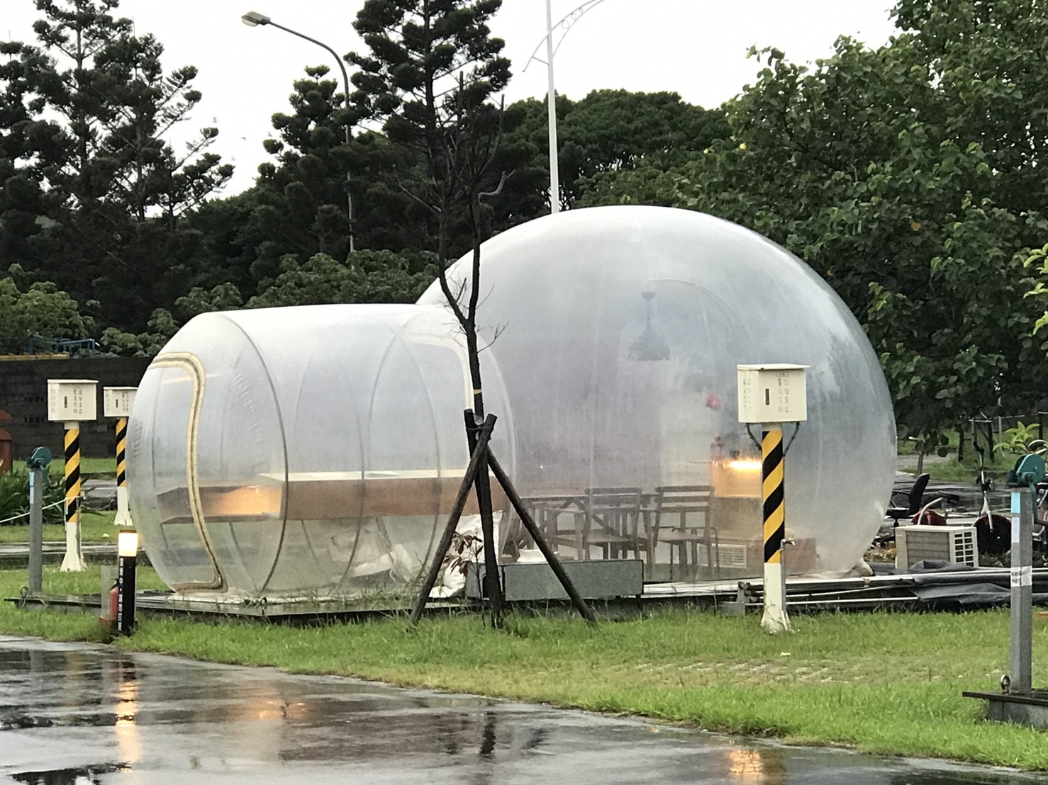 泡泡屋外觀。 圖:民進黨新北市議會黨團/提供 泡泡屋外觀。 圖:民進黨新北市議會黨團/提供