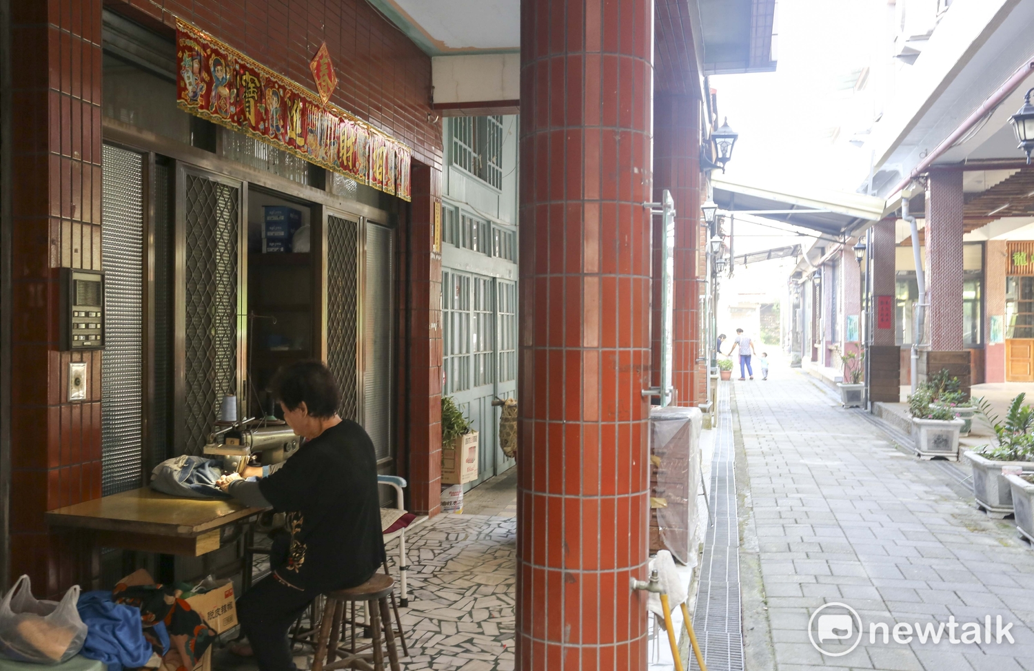 龍崎老街很短很安靜。 圖 : 張大魯/攝 龍崎老街很短很安靜。 圖 : 張大魯/攝