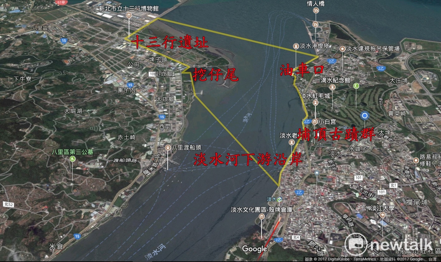 環境權保障基金會、愛淡水陣線,11月初正式向新北市文化局提出「淡水河口及其沿岸文化景觀」,希望保住世界級的淡水夕照景觀。 圖:愛淡水陣線/提供 環境權保障基金會、愛淡水陣線,11月初正式向新北市文化局提出「淡水河口及其沿岸文化景觀」,希望保住世界級的淡水夕照景觀。 圖:愛淡水陣線/提供