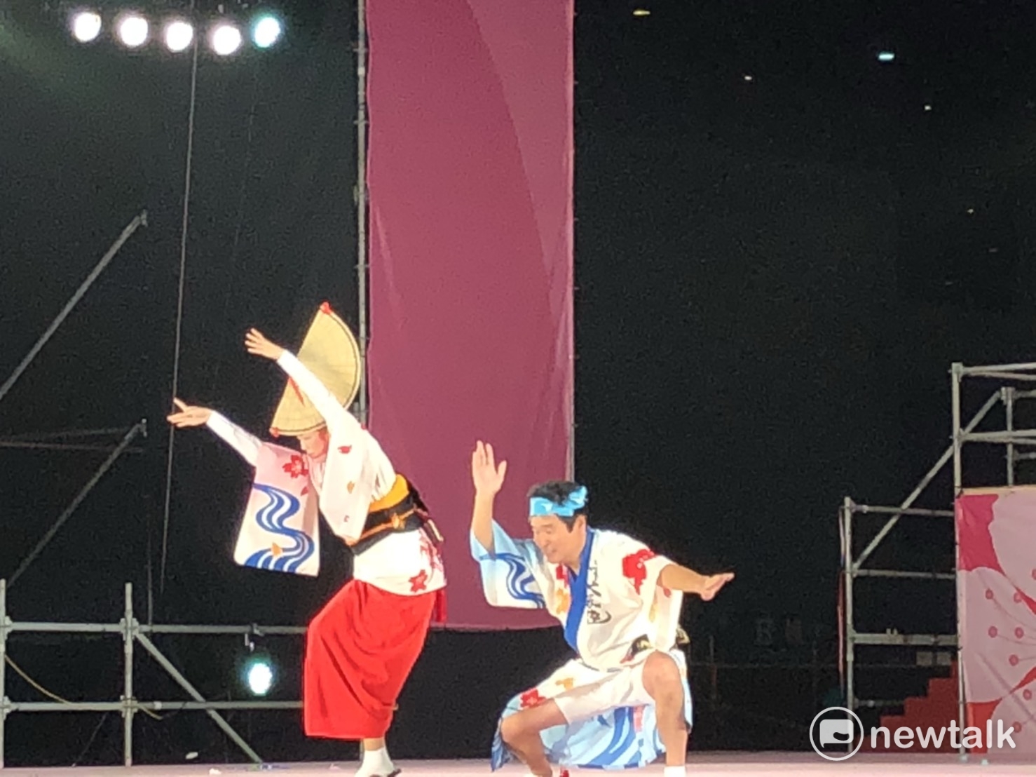 2017台中國際踩舞祭三重縣日本舞團的表演。 圖:陳奕/攝 2017台中國際踩舞祭三重縣日本舞團的表演。 圖:陳奕/攝