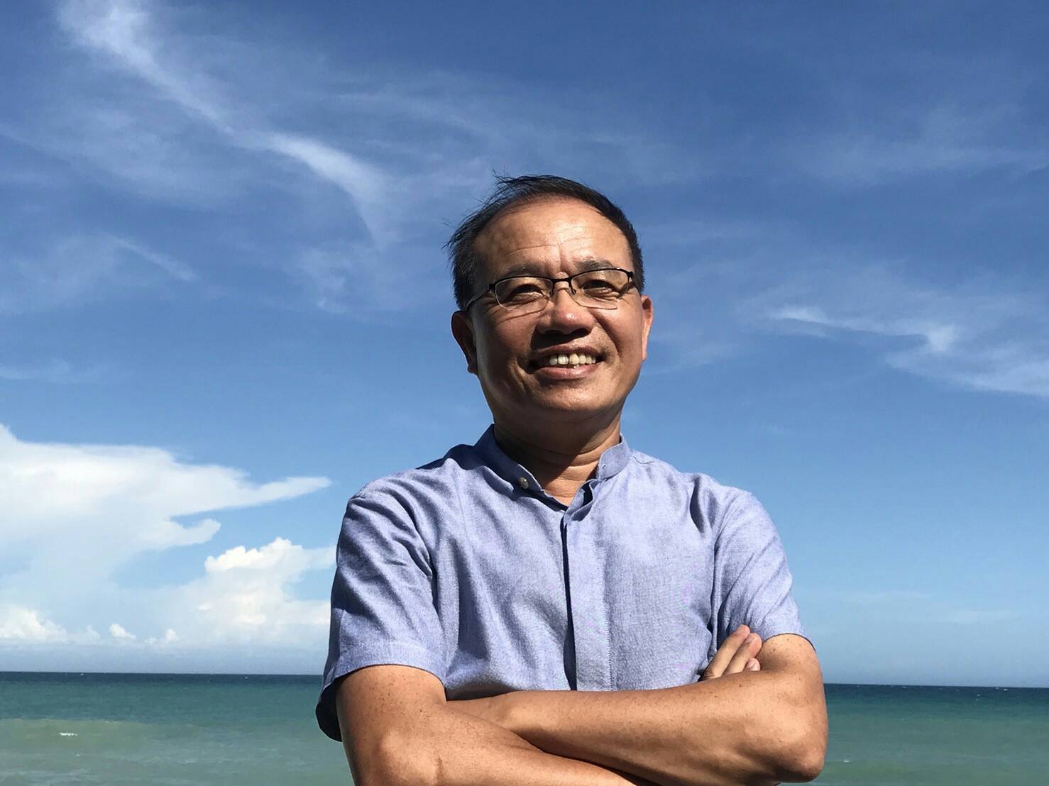 精英電腦合夥創辦人許明仁,已經表態要以獨立參選人之姿參與明年的縣長選舉。 圖 : 翻攝自許明仁臉書 精英電腦合夥創辦人許明仁,已經表態要以獨立參選人之姿參與明年的縣長選舉。 圖 : 翻攝自許明仁臉書