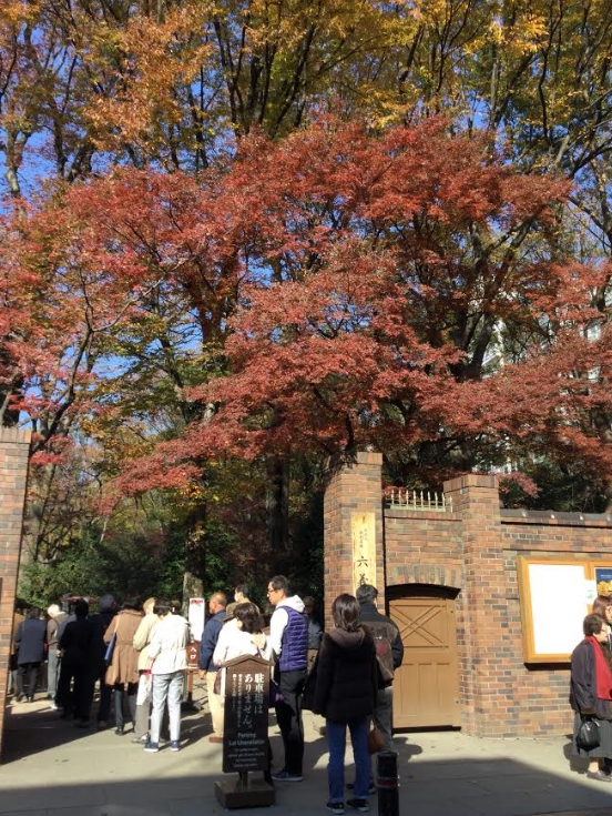 六義園的紅葉季節,人潮湧到。 圖:劉黎兒/攝 六義園的紅葉季節,人潮湧到。 圖:劉黎兒/攝