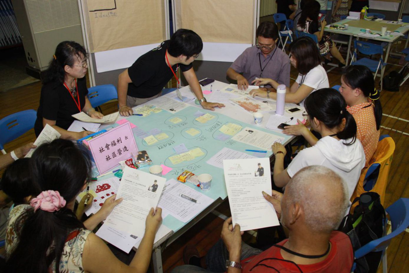 105年參與式預算台中市民討論提案。 圖:台中市政府/提供 105年參與式預算台中市民討論提案。 圖:台中市政府/提供