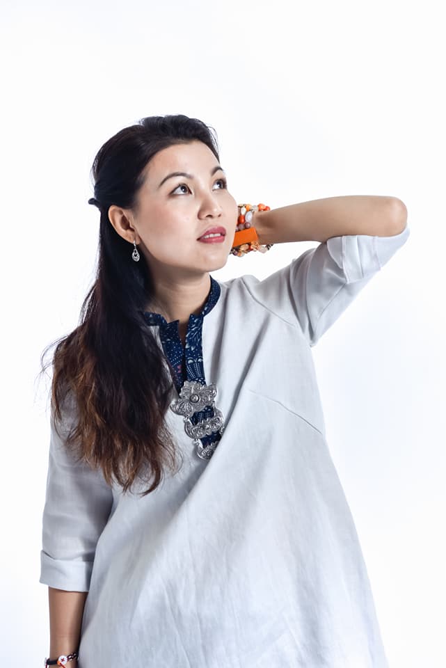 在台灣逐漸展露演藝天份的越南新住民陳秋柳。 圖:新北市社會局/提供 在台灣逐漸展露演藝天份的越南新住民陳秋柳。 圖:新北市社會局/提供
