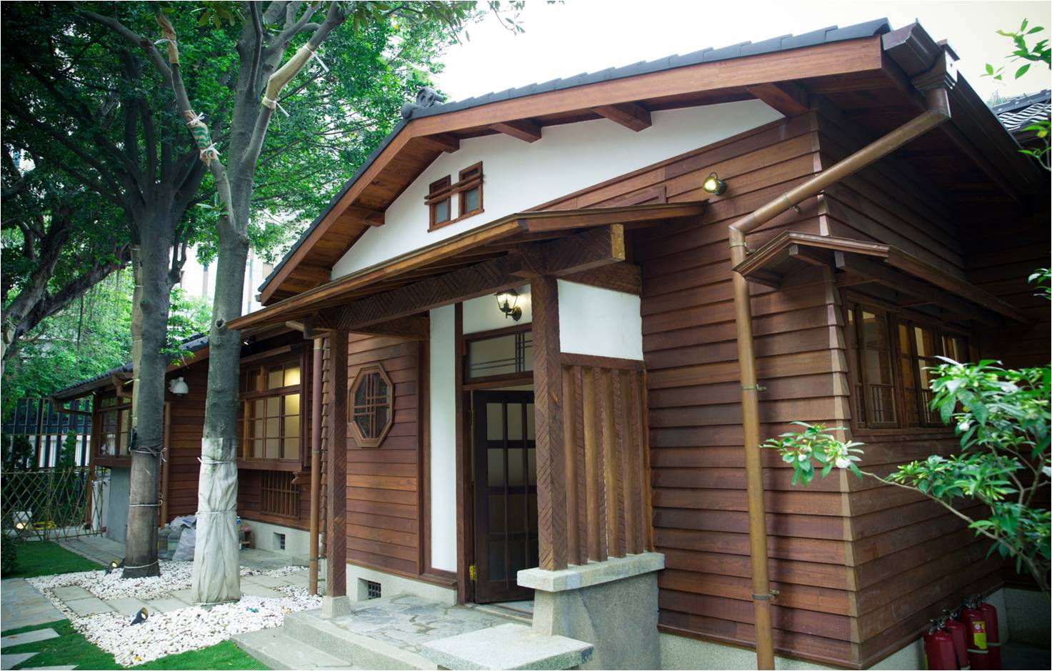 歷史建物幸町日式宿舍,修復後已有人負責維護。 圖:台北市文化局/提供 歷史建物幸町日式宿舍,修復後已有人負責維護。 圖:台北市文化局/提供