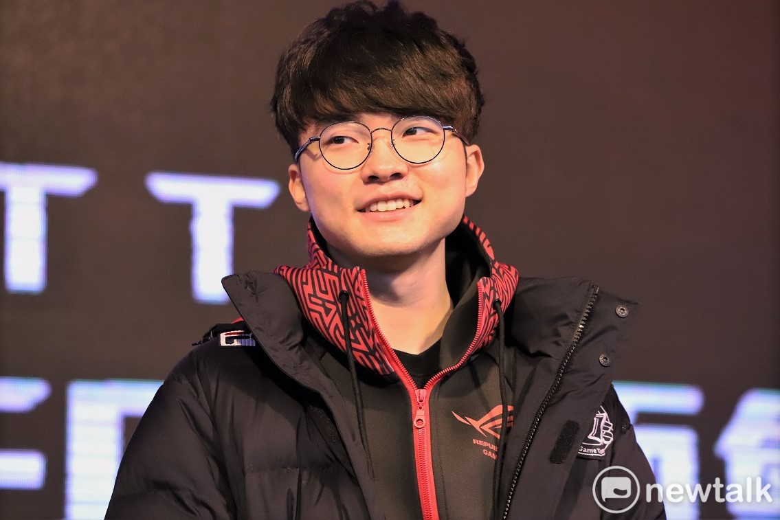 韓國戰隊SKT中路選手「Faker」李相赫。 韓國戰隊SKT中路選手「Faker」李相赫。