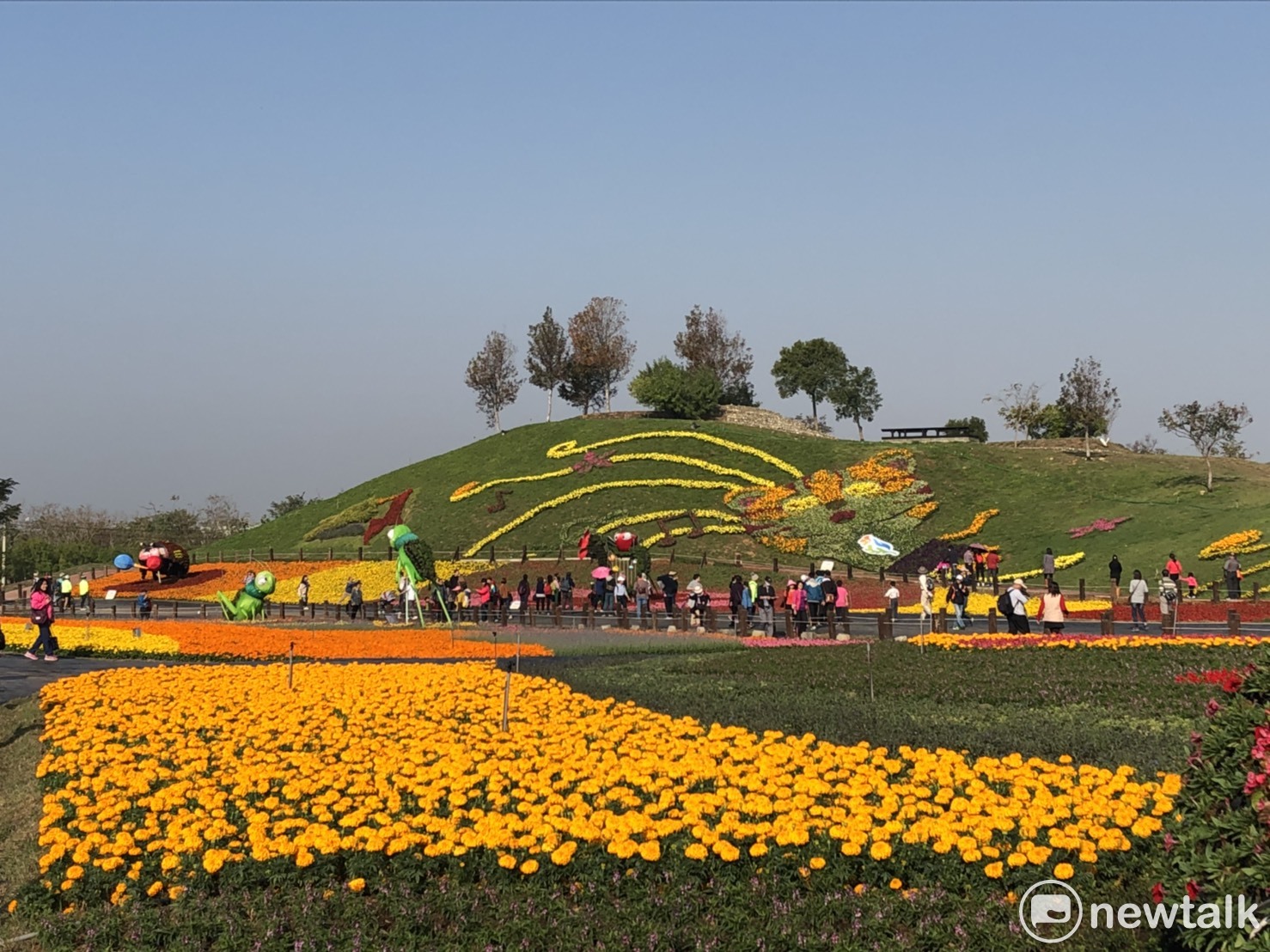 「2017台中國際花毯節」為期16天。 圖:王鵬宇/攝 「2017台中國際花毯節」為期16天。 圖:王鵬宇/攝