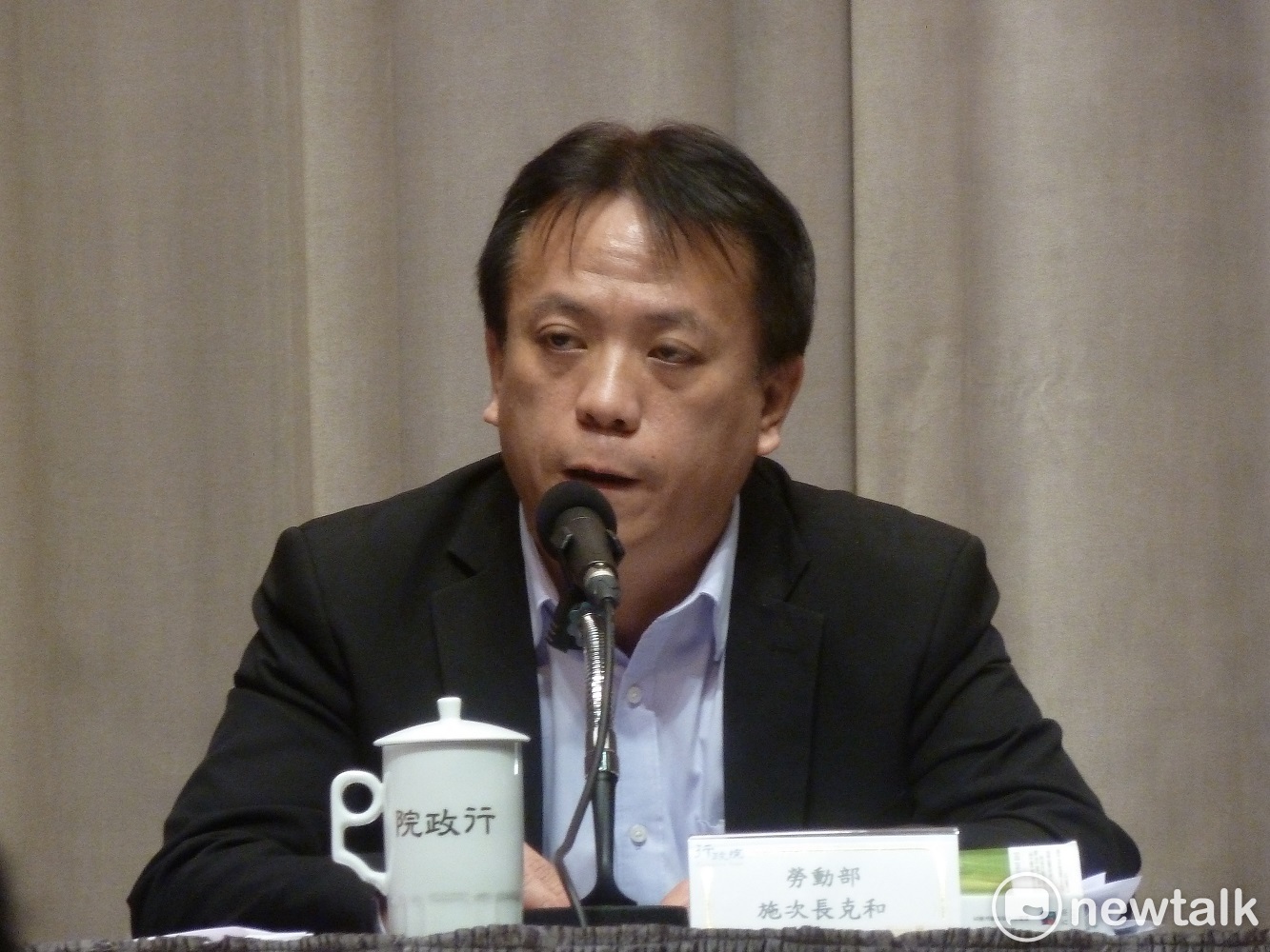 總統府新任副秘書長施克和。 圖:謝莉慧/攝(資料照片) 總統府新任副秘書長施克和。 圖:謝莉慧/攝(資料照片)