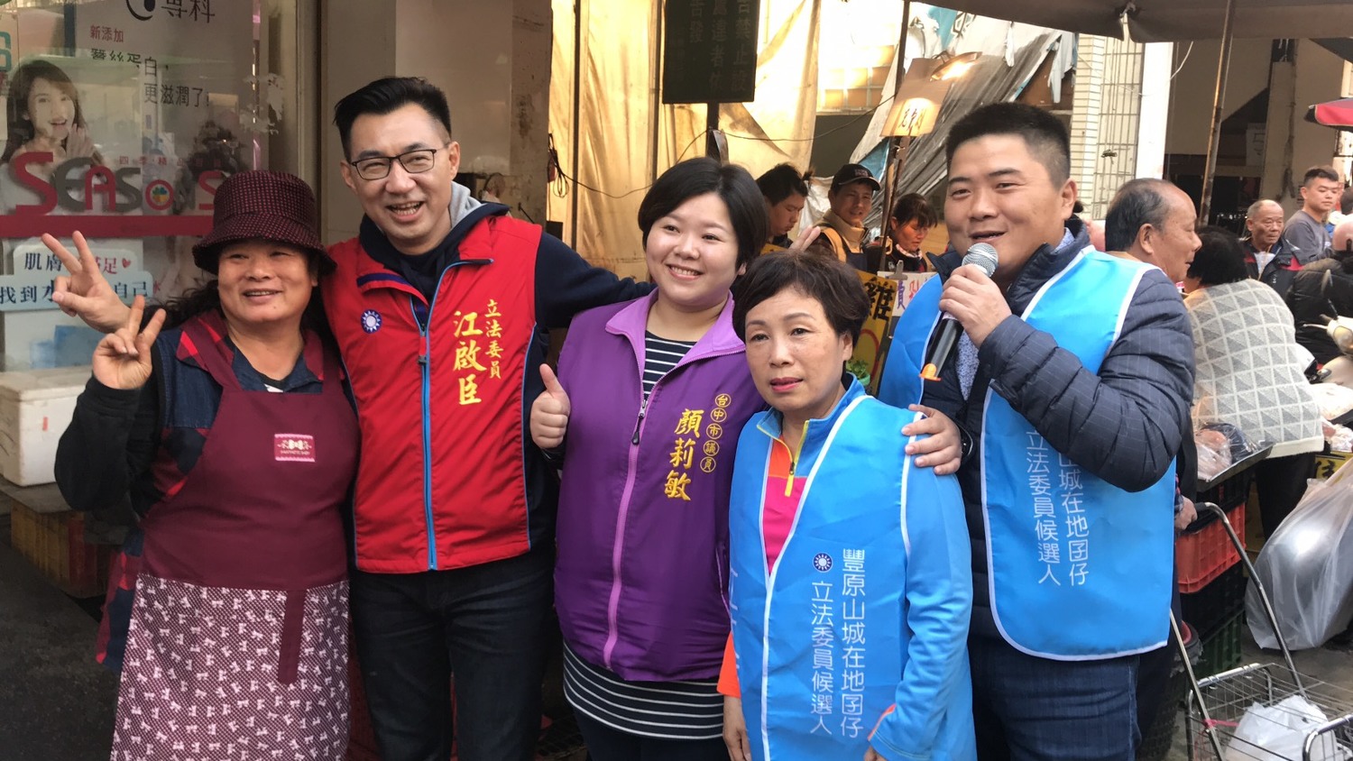 江啟臣獲顏家力挺。 江啟臣獲顏家力挺。
