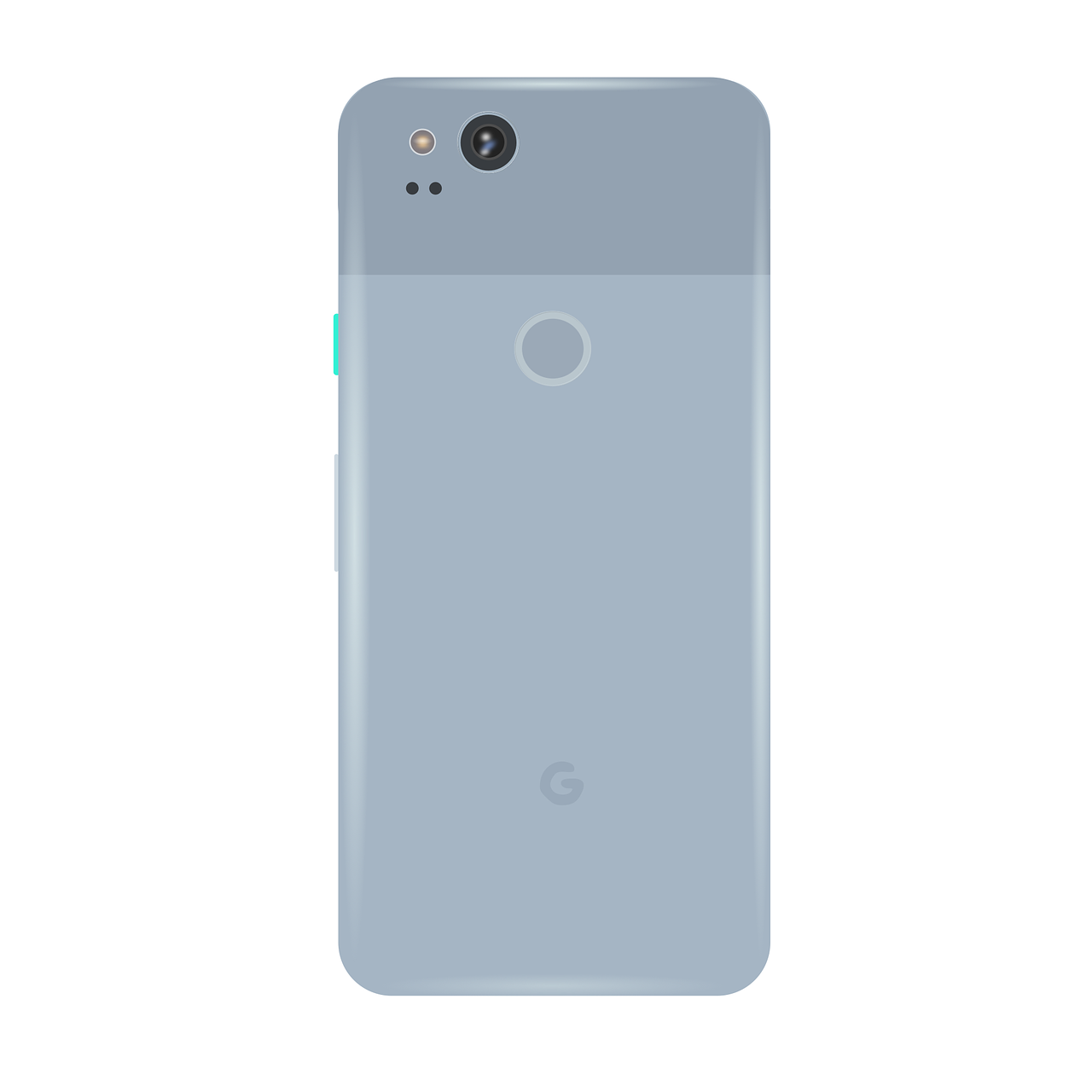 Google的Pixel智慧型手機示意圖。 Google的Pixel智慧型手機示意圖。