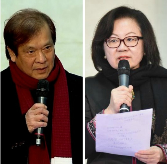 被以不適任解職的前華視總經理郭建宏1月15日委託律師告華視董事長陳郁秀涉嫌誹謗罪。 圖:新頭殼合成 被以不適任解職的前華視總經理郭建宏1月15日委託律師告華視董事長陳郁秀涉嫌誹謗罪。 圖:新頭殼合成