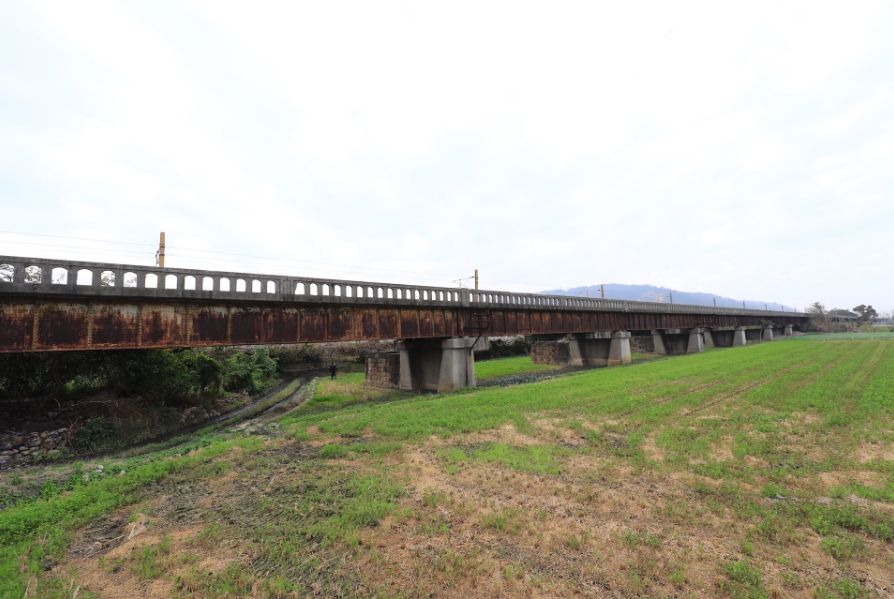 舊大安溪橋是全台目前唯一僅存鐵公路共構的橋梁建築。 圖:取自台中市政府官網 舊大安溪橋是全台目前唯一僅存鐵公路共構的橋梁建築。 圖:取自台中市政府官網