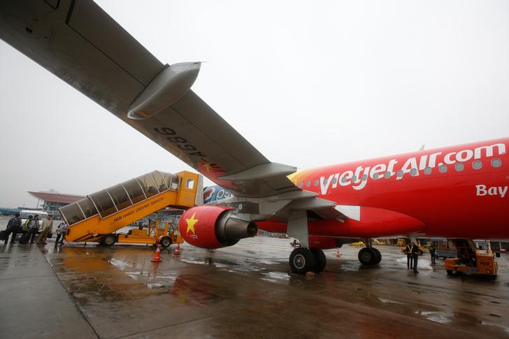 越捷航空公司(VietJet Air)。 圖:達志影像/路透社 越捷航空公司(VietJet Air)。 圖:達志影像/路透社
