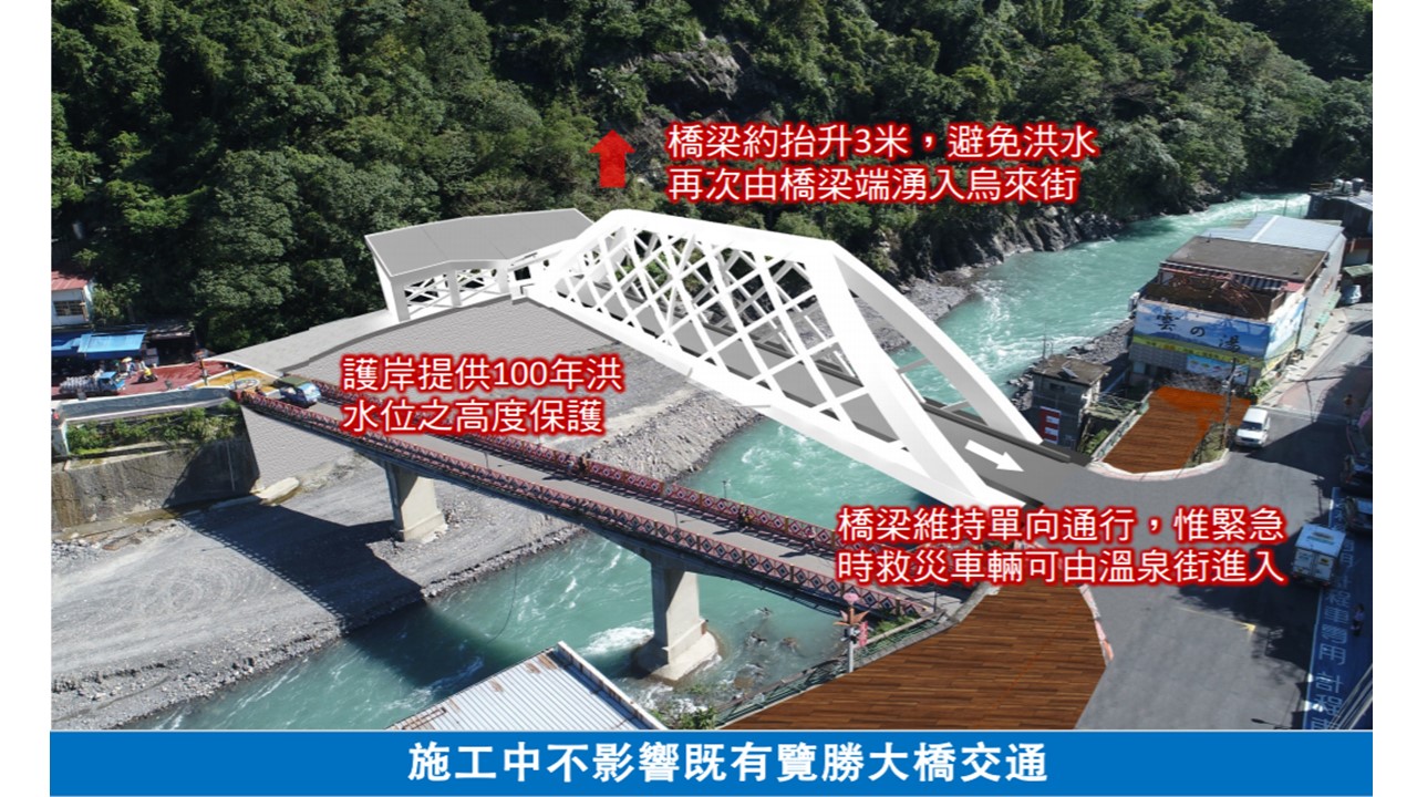 覽勝大橋改建計畫。 圖:新北市政府/提供 覽勝大橋改建計畫。 圖:新北市政府/提供