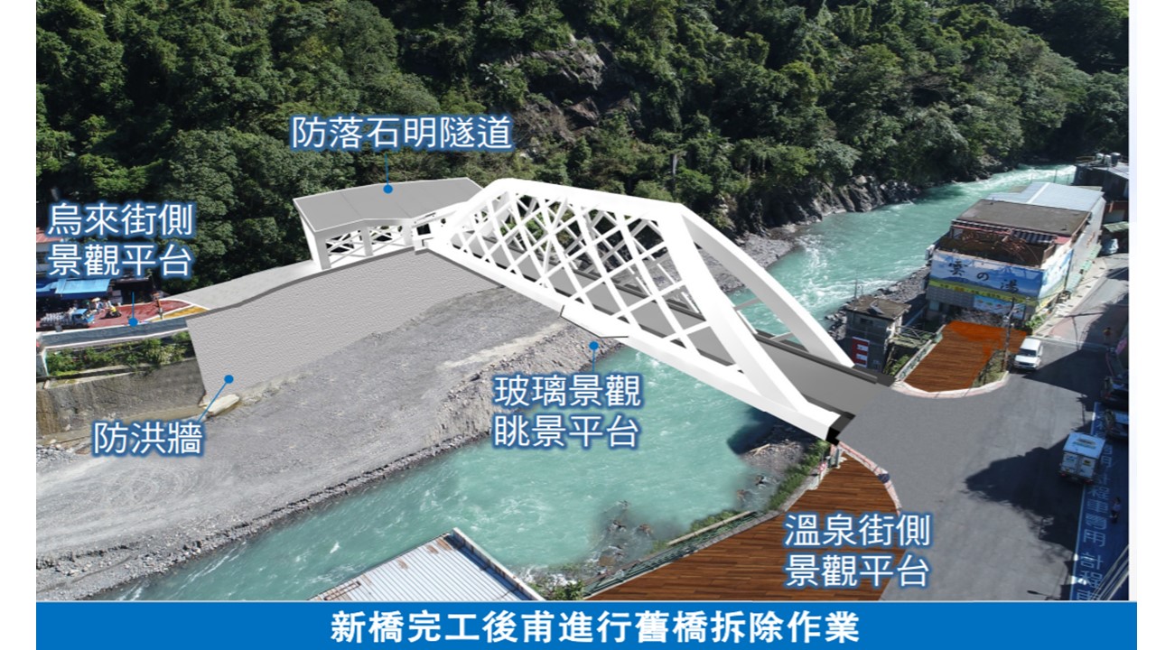 覽勝大橋改建計畫。 圖:新北市政府/提供 覽勝大橋改建計畫。 圖:新北市政府/提供