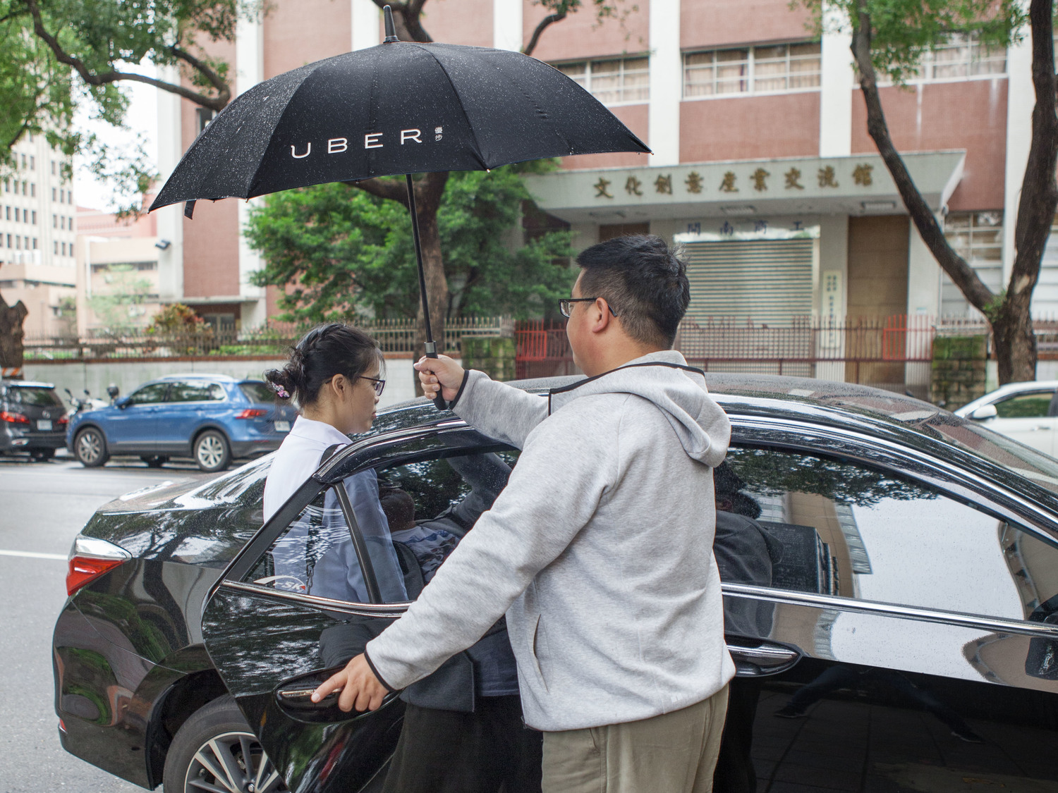 Uber接送畫面。 圖:Uber公司/提供 Uber接送畫面。 圖:Uber公司/提供