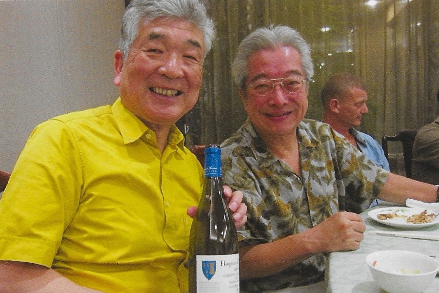 王世榕與日本友人合影。 圖:王世榕/提供 王世榕與日本友人合影。 圖:王世榕/提供