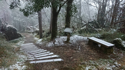 宜蘭縣太平山降下今年第三波瑞雪。 圖/中央社 宜蘭縣太平山降下今年第三波瑞雪。 圖/中央社