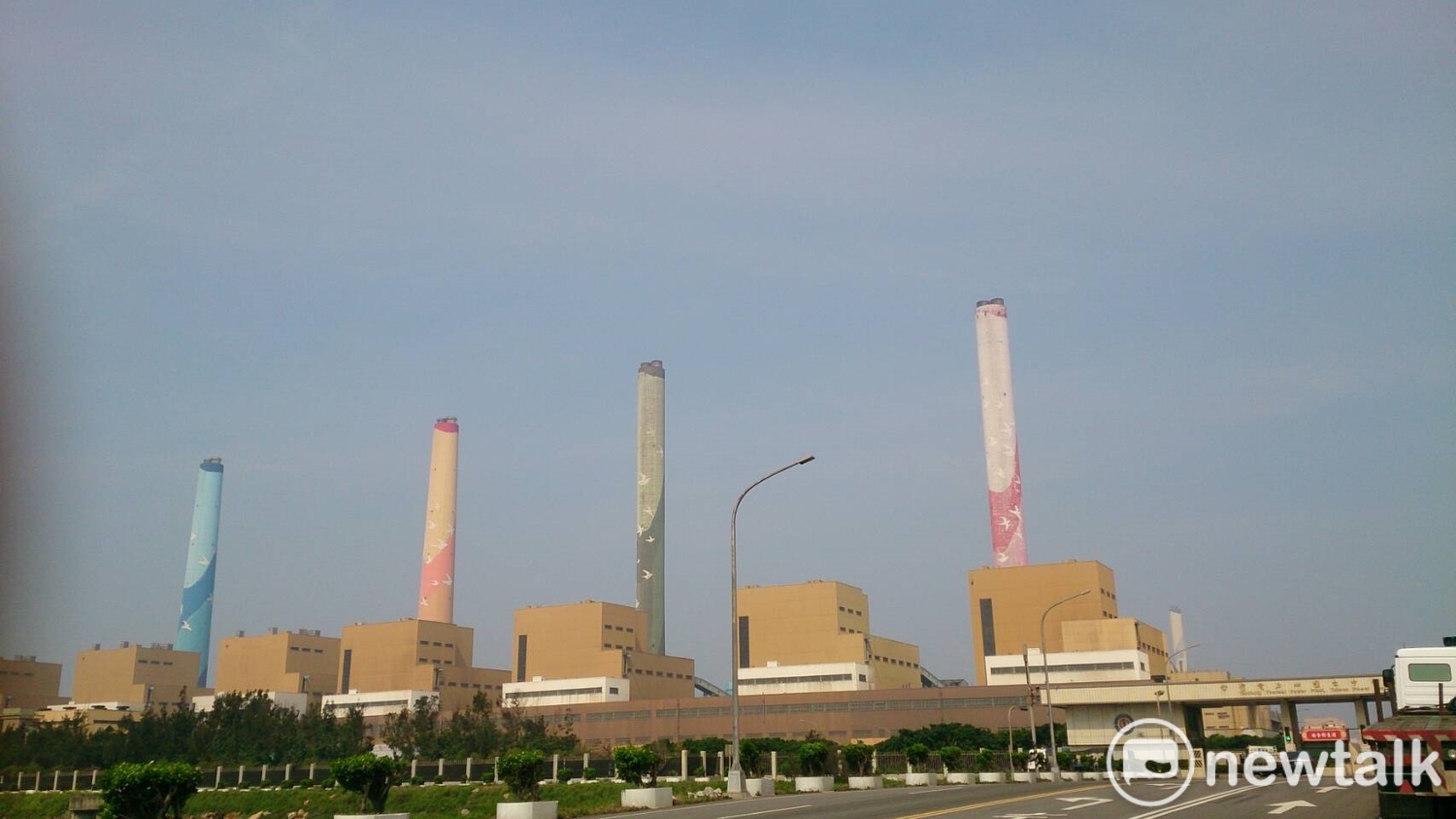 台中火力發電廠。 台中火力發電廠。