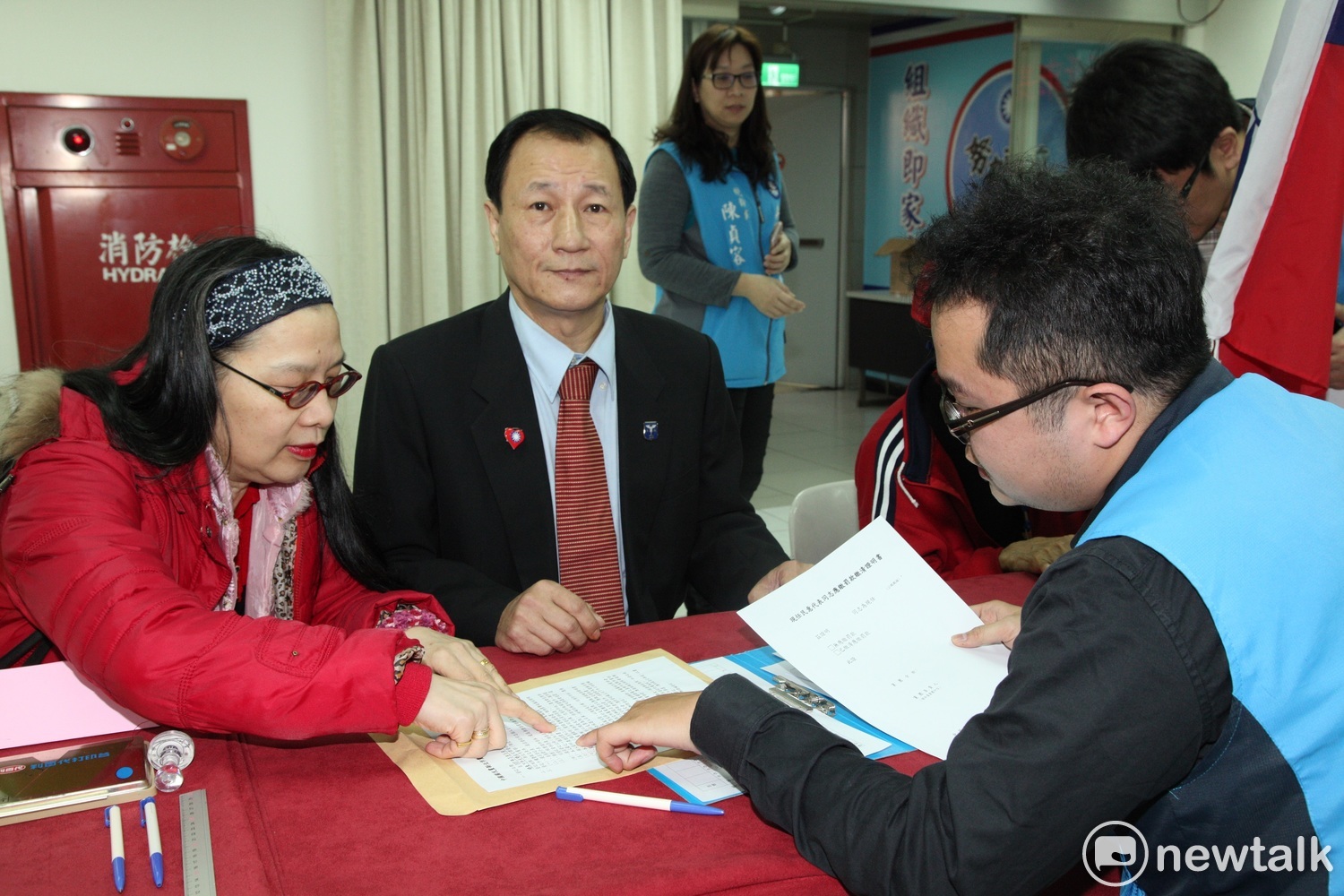 金介壽說他若選上市長,會組海上保全維護漁民權益。 圖: 林昀真/攝 金介壽說他若選上市長,會組海上保全維護漁民權益。 圖: 林昀真/攝
