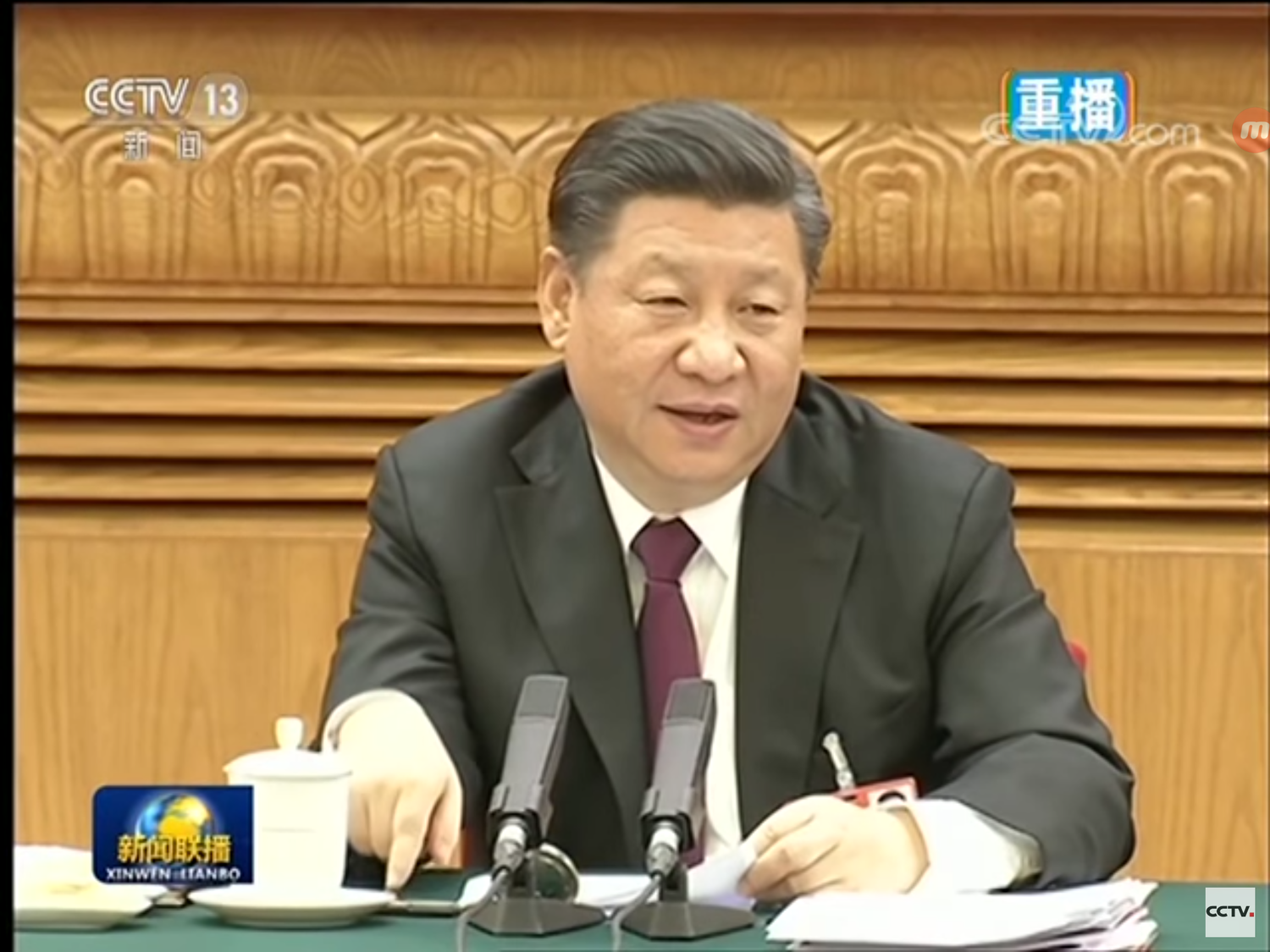 習近平表達他「個人反對」終身統治,習近平說,外界誤解了修憲一事,也誤會他了。(資料照片) 習近平表達他「個人反對」終身統治,習近平說,外界誤解了修憲一事,也誤會他了。(資料照片)