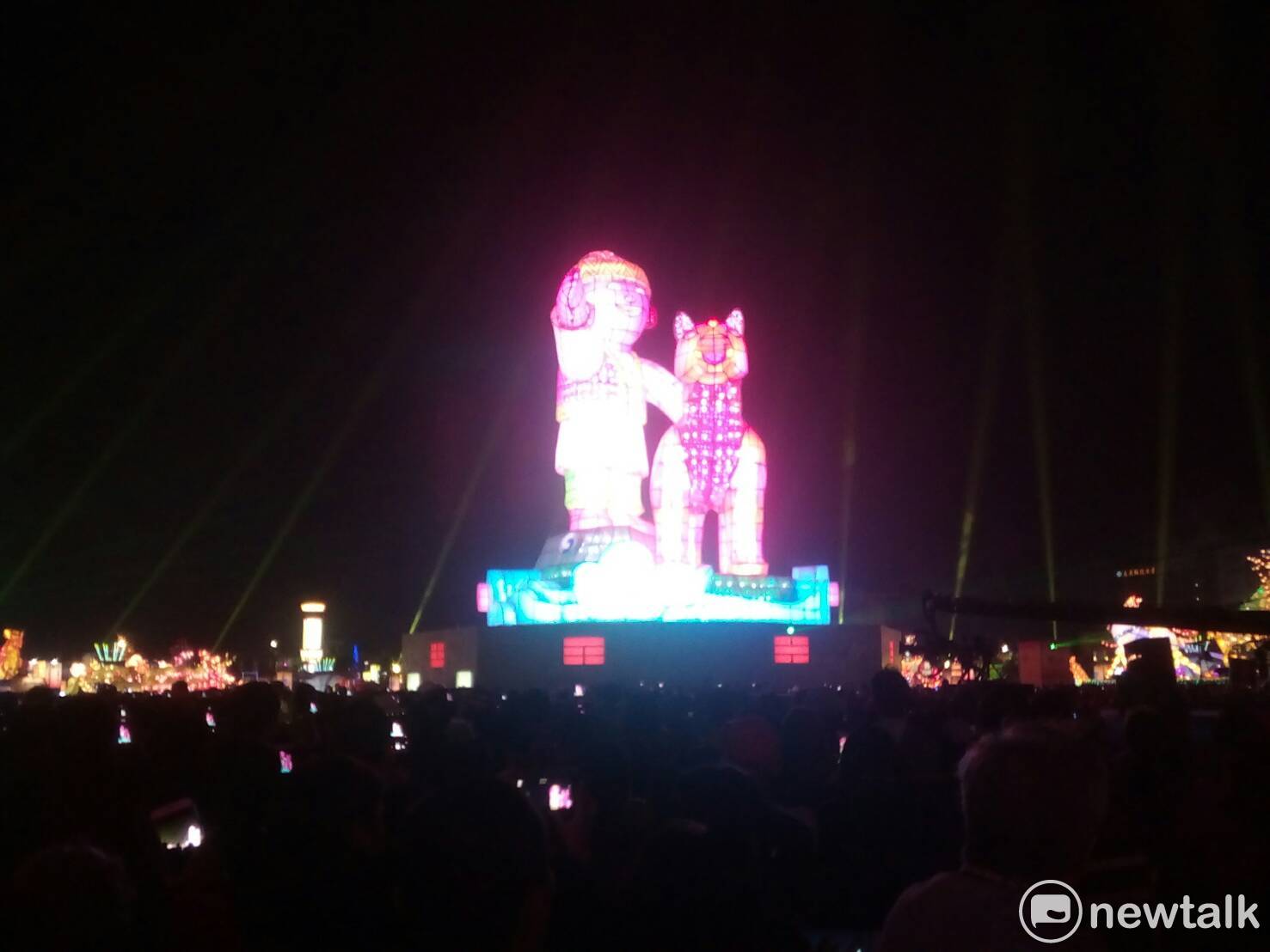 台灣燈會主燈氣度恢宏。 台灣燈會主燈氣度恢宏。