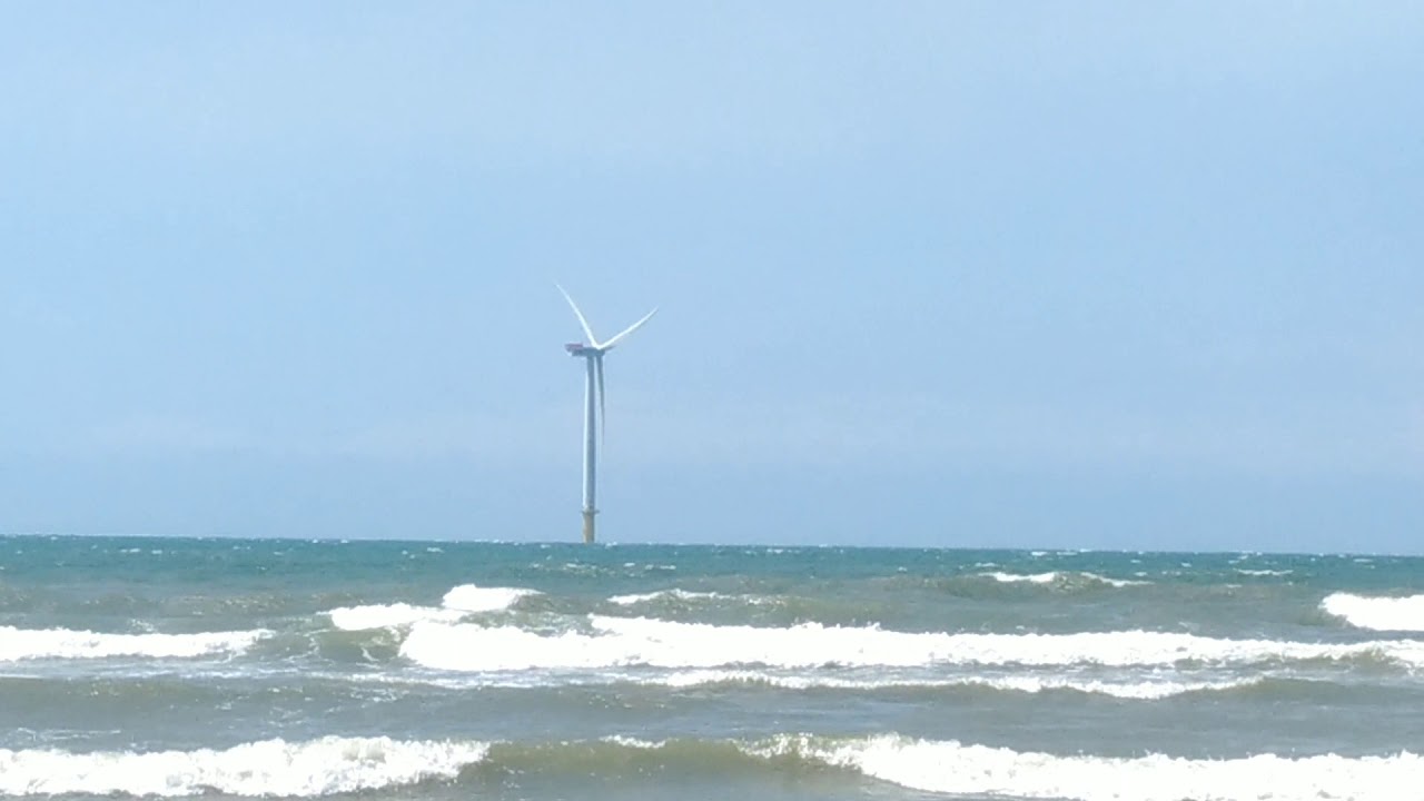 上緯海能風電位於苗栗外海5號、6號潛力場址預計於2020年完成建置。 圖 : 翻攝自youtube 上緯海能風電位於苗栗外海5號、6號潛力場址預計於2020年完成建置。 圖 : 翻攝自youtube