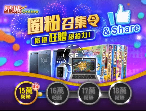 在15萬粉絲達標後,《星城Online》下一個目標是16萬粉絲,並同樣將會送出3C大獎給支持者。 在15萬粉絲達標後,《星城Online》下一個目標是16萬粉絲,並同樣將會送出3C大獎給支持者。