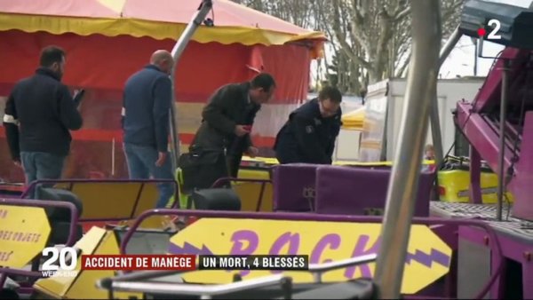 法國遊樂園驚傳旋轉飛車設施崩塌,砸死一名男性遊客。 圖/翻攝自ActuDirect 法國遊樂園驚傳旋轉飛車設施崩塌,砸死一名男性遊客。 圖/翻攝自ActuDirect