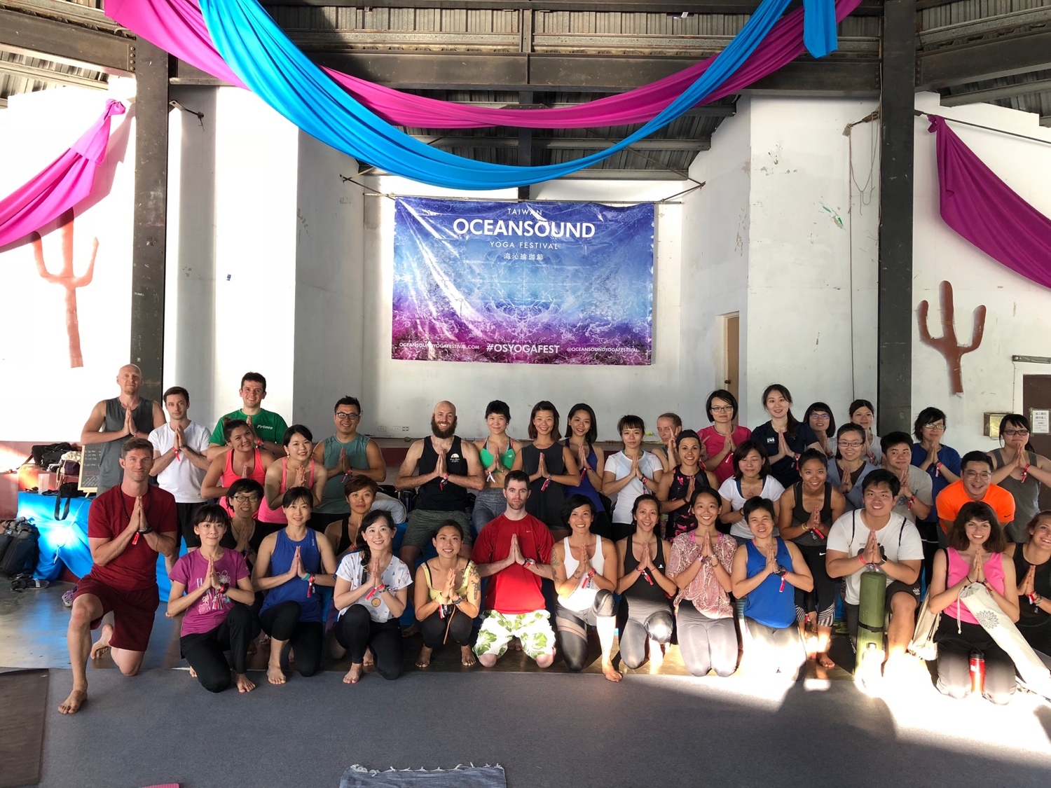 國外很多瑜珈節,許多人都需飛到峇厘島或泰國,此次活動創造了台灣各地瑜珈人交流的平台。 圖:南仁湖提供 國外很多瑜珈節,許多人都需飛到峇厘島或泰國,此次活動創造了台灣各地瑜珈人交流的平台。 圖:南仁湖提供