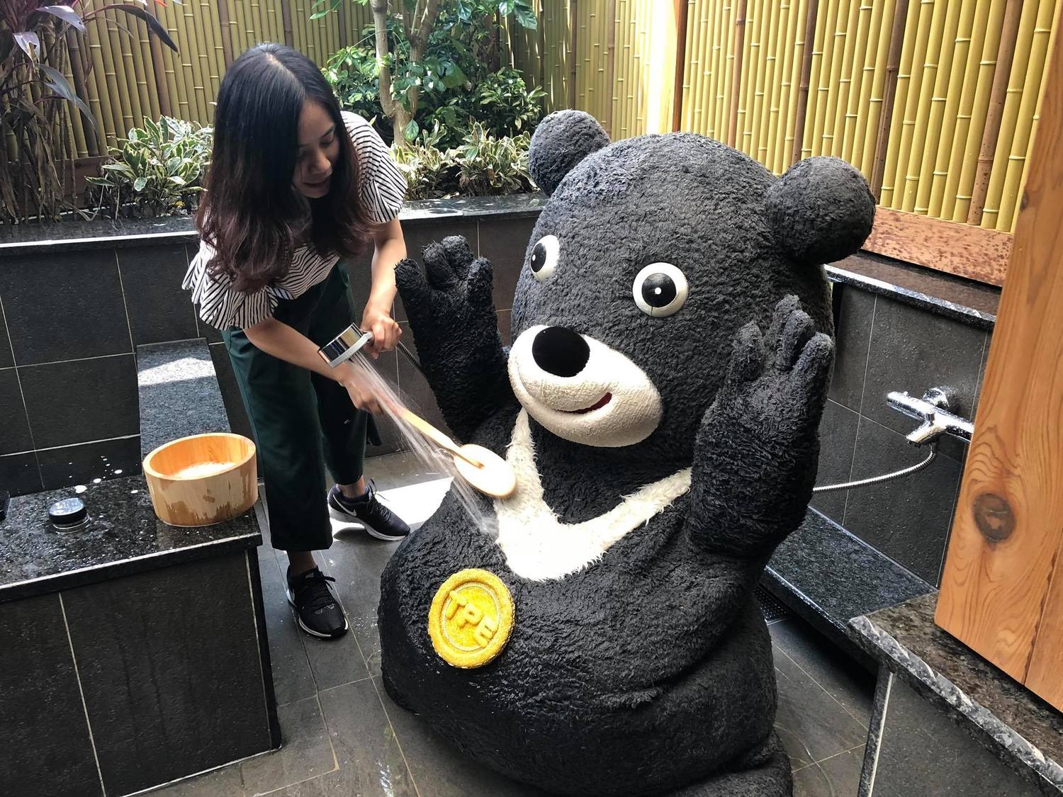 台北市政府吉祥物熊讚,將於本周三以新造型與民眾見面。 台北市政府吉祥物熊讚,將於本周三以新造型與民眾見面。