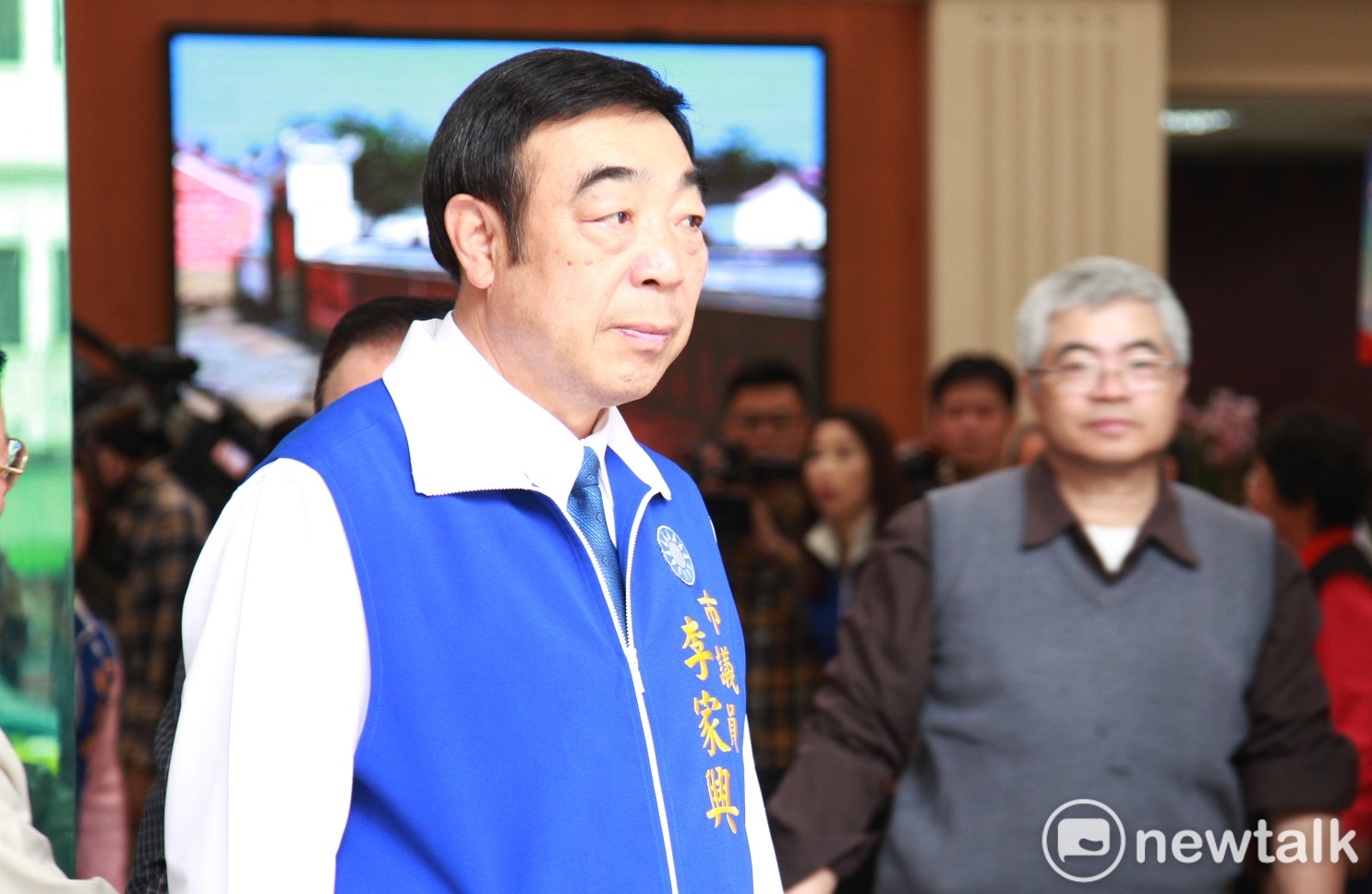 國民黨現任議員李家興以五屆老將身份民調結果吊車尾,意外落馬。 圖:林昀真/攝 國民黨現任議員李家興以五屆老將身份民調結果吊車尾,意外落馬。 圖:林昀真/攝