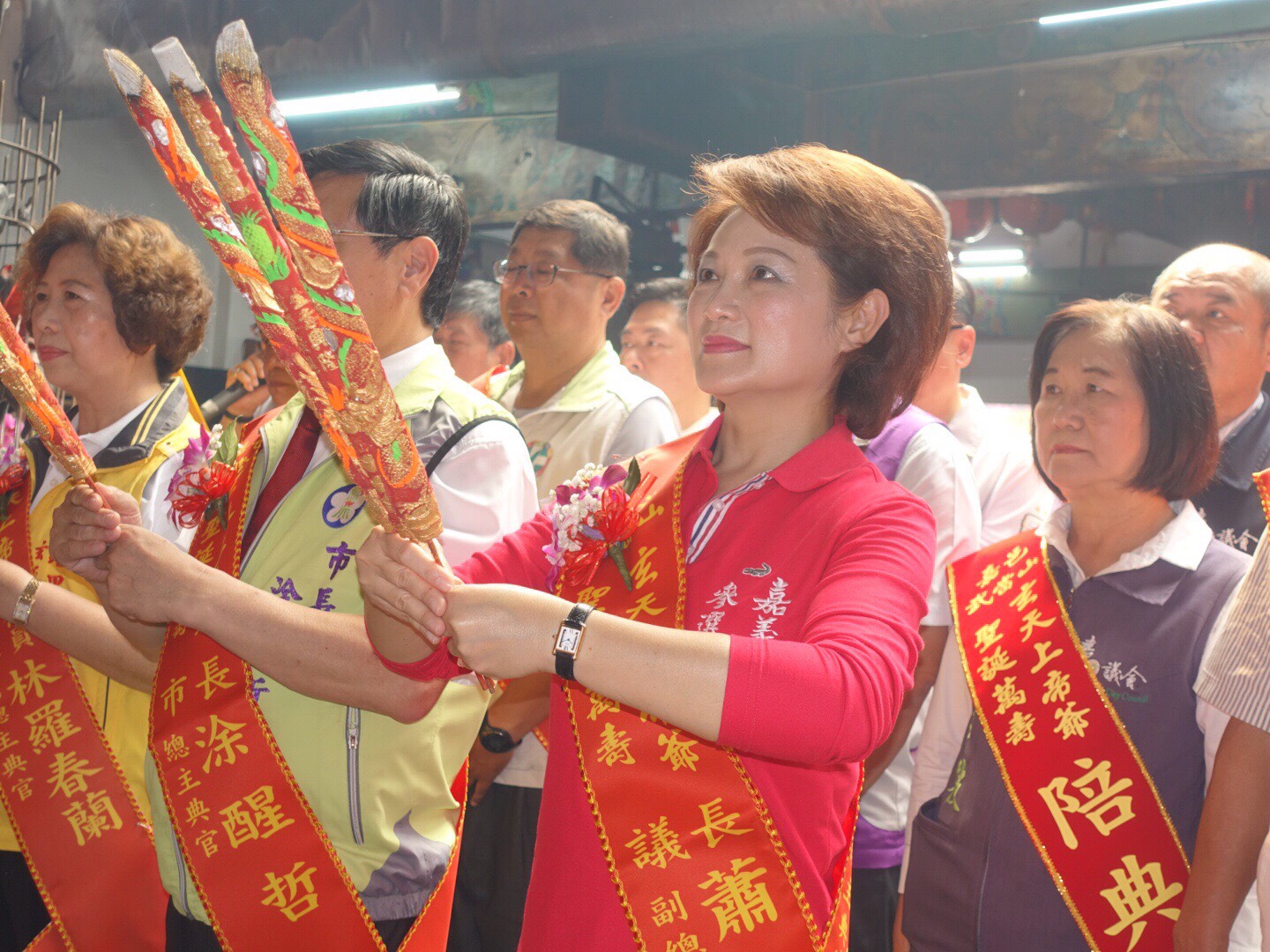 蕭淑麗表示,鞦韆除了是傳統民俗技藝,也是很好的體育競技,過程驚險刺激,比膽識也比體力。 圖:嘉義市議會/提供 蕭淑麗表示,鞦韆除了是傳統民俗技藝,也是很好的體育競技,過程驚險刺激,比膽識也比體力。 圖:嘉義市議會/提供