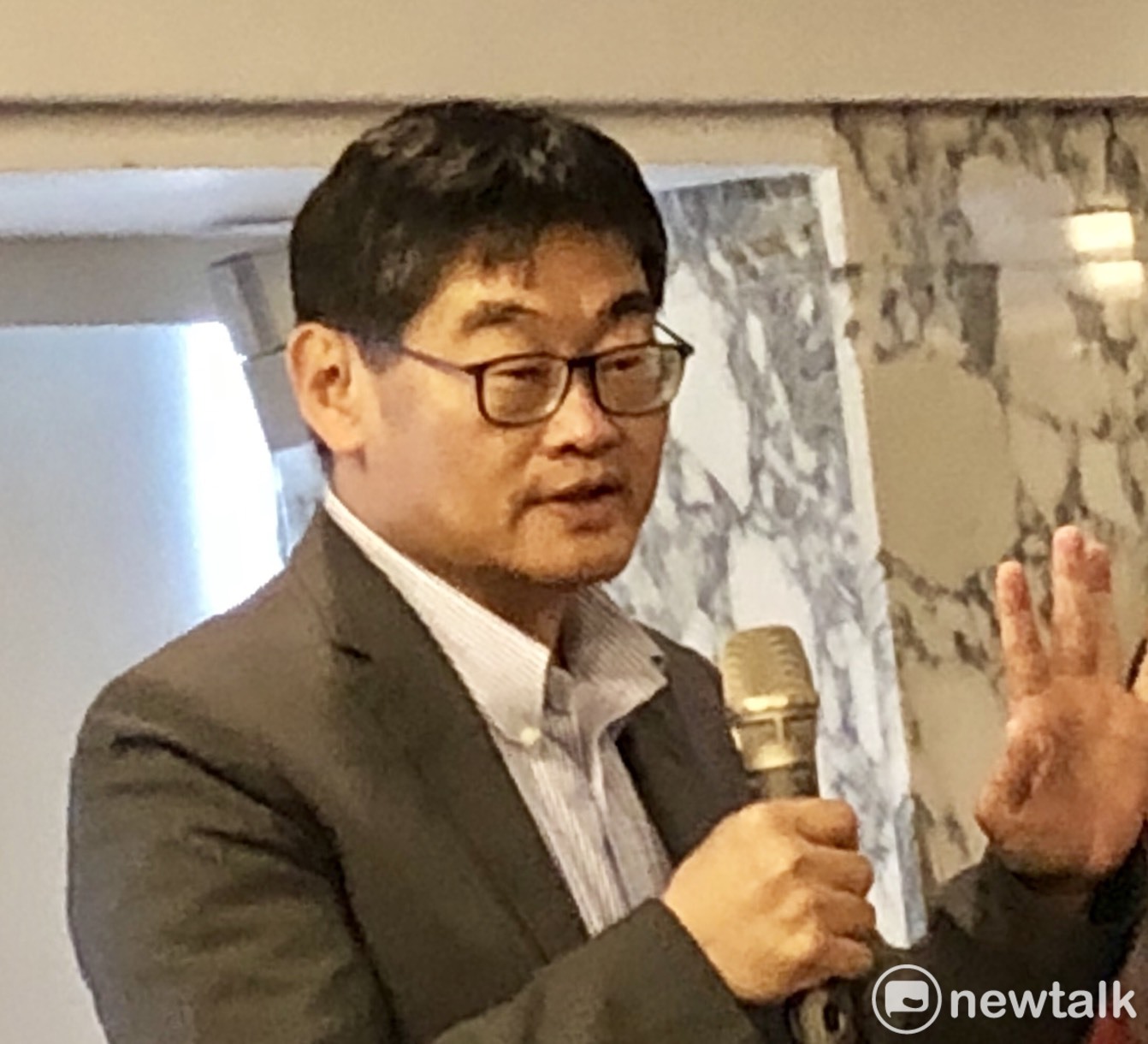 華視總經理莊豐嘉。 圖 : 陳奕/攝 華視總經理莊豐嘉。 圖 : 陳奕/攝