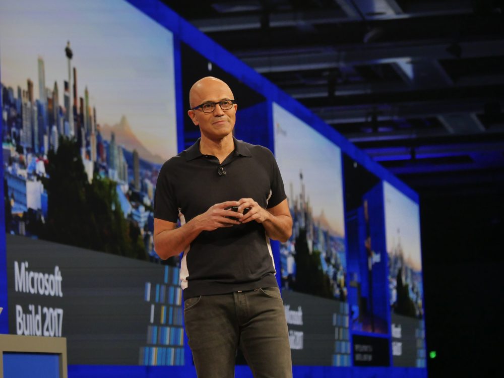 微軟 CEO 納德拉今年也將會主持 Build 2018 開發者大會。(圖為 Build 2017) 微軟 CEO 納德拉今年也將會主持 Build 2018 開發者大會。(圖為 Build 2017)