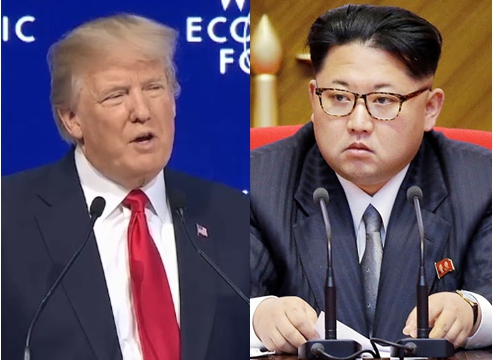 朝中社稱,韓美從11日開始在韓國全境開展的針對朝鮮的大規模聯合軍演,是對《板門店宣言》的「赤裸裸的挑戰」。北韓也質疑,領導人金正恩(右)下個月和美國總統川普的高峰會,是否能夠依計畫舉行。 朝中社稱,韓美從11日開始在韓國全境開展的針對朝鮮的大規模聯合軍演,是對《板門店宣言》的「赤裸裸的挑戰」。北韓也質疑,領導人金正恩(右)下個月和美國總統川普的高峰會,是否能夠依計畫舉行。