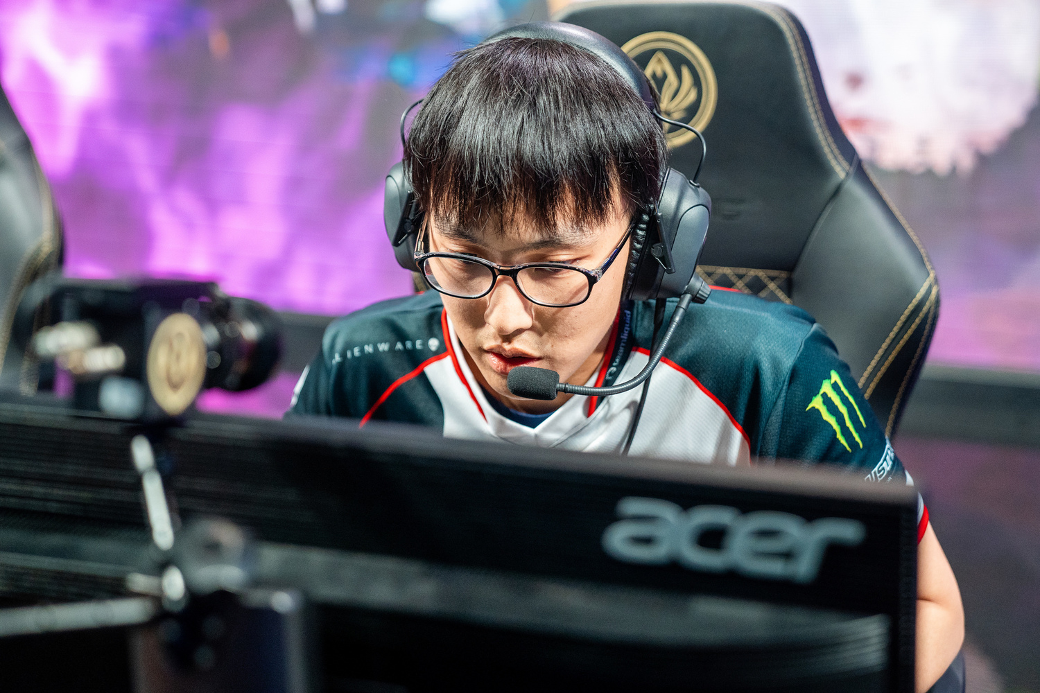 北美戰隊TL的AD選手Doublelift。 北美戰隊TL的AD選手Doublelift。