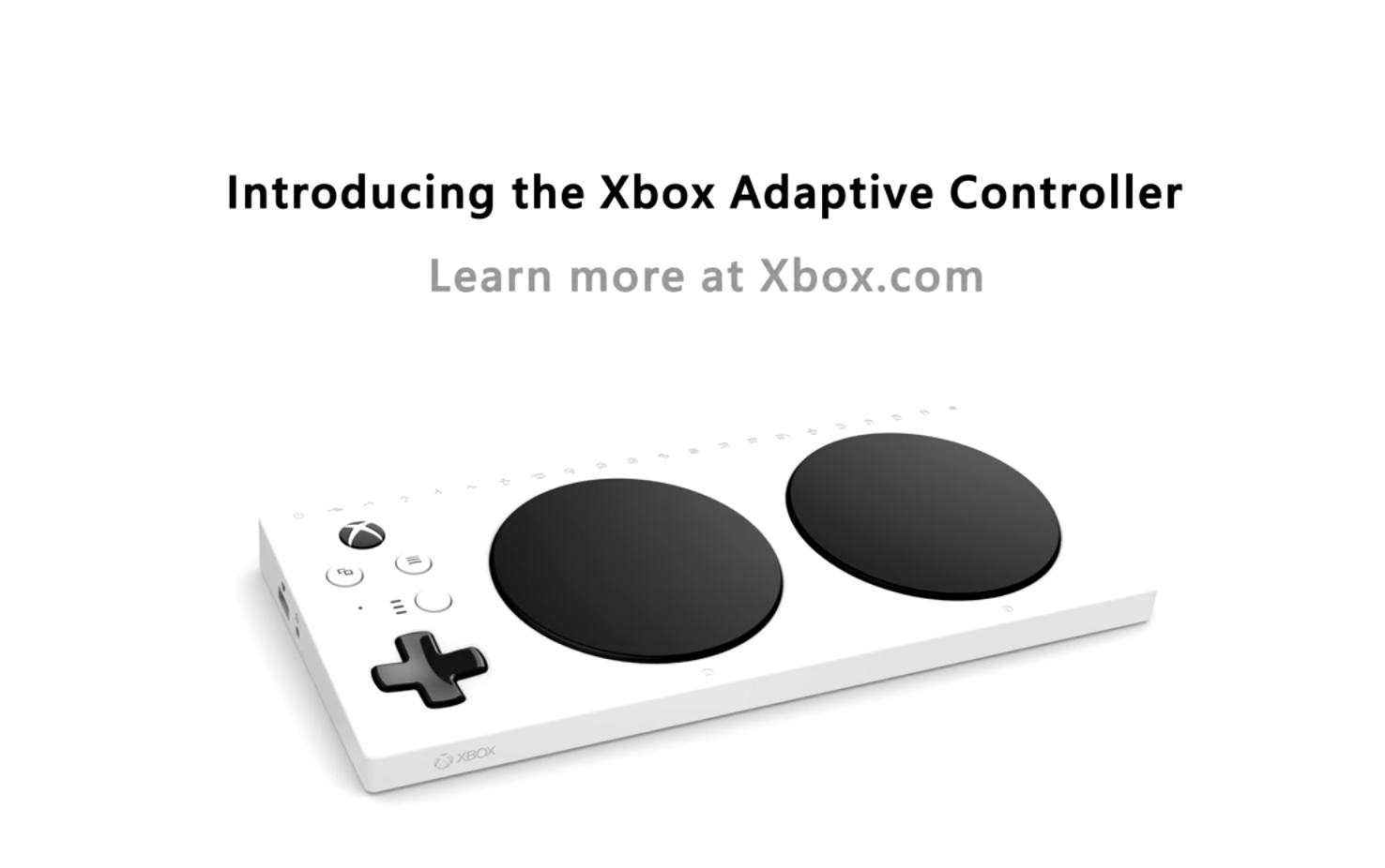 微軟新產品「Xbox Adaptive Controller」(無障礙控制器)。 圖:翻攝自 Xbox Youtube 微軟新產品「Xbox Adaptive Controller」(無障礙控制器)。 圖:翻攝自 Xbox Youtube