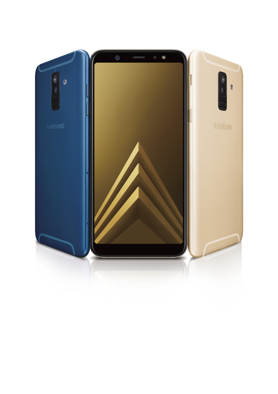 三星Galaxy A6+ 產品組。 圖:三星/提供 三星Galaxy A6+ 產品組。 圖:三星/提供