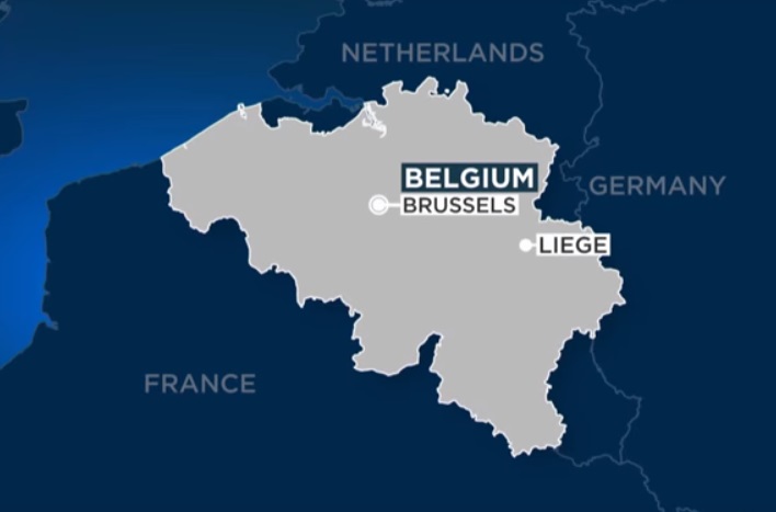 比利時列日(Liege)位置圖。 圖:翻攝euronews 比利時列日(Liege)位置圖。 圖:翻攝euronews